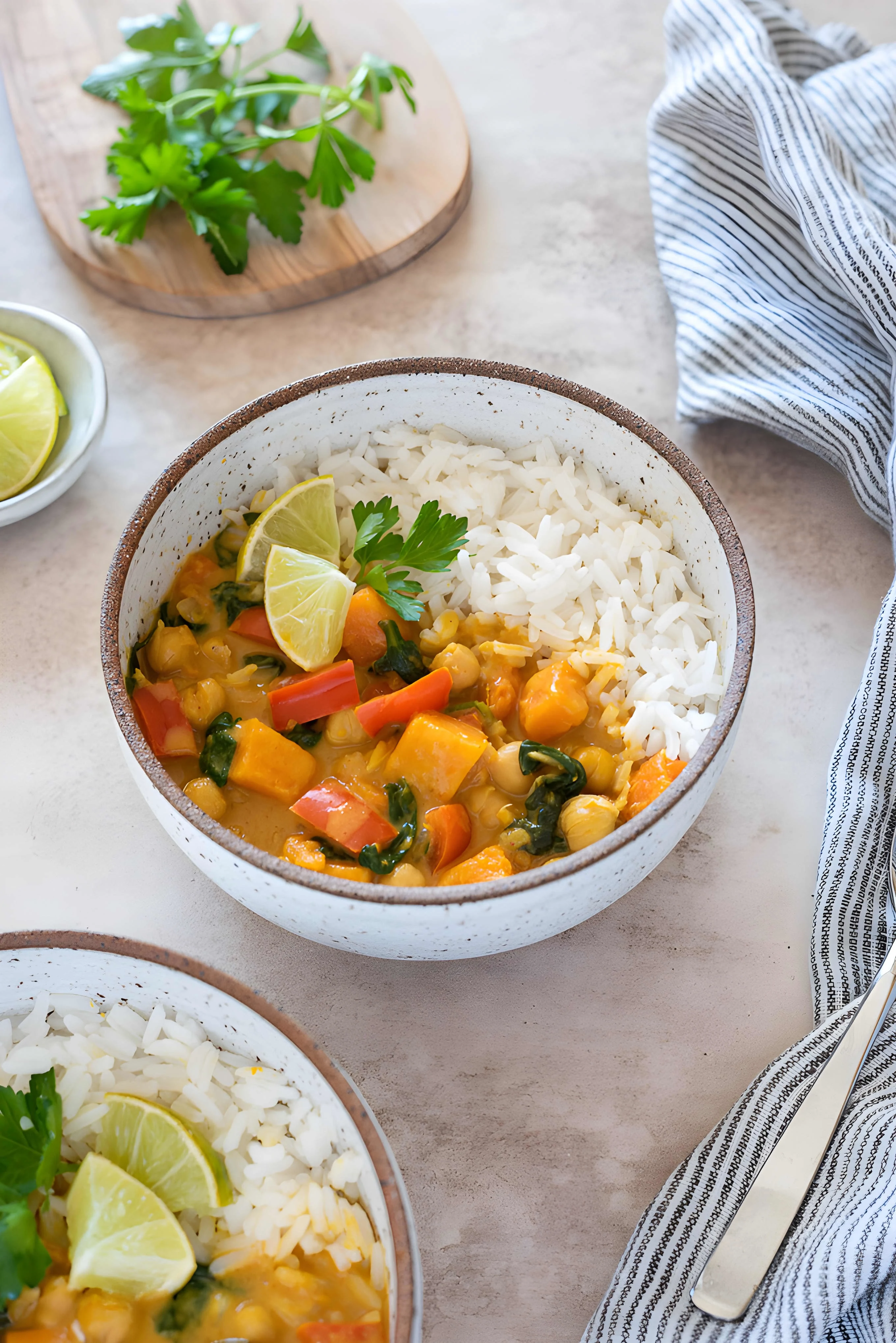 Instant Pot Sweet Potato Chickpea Curry