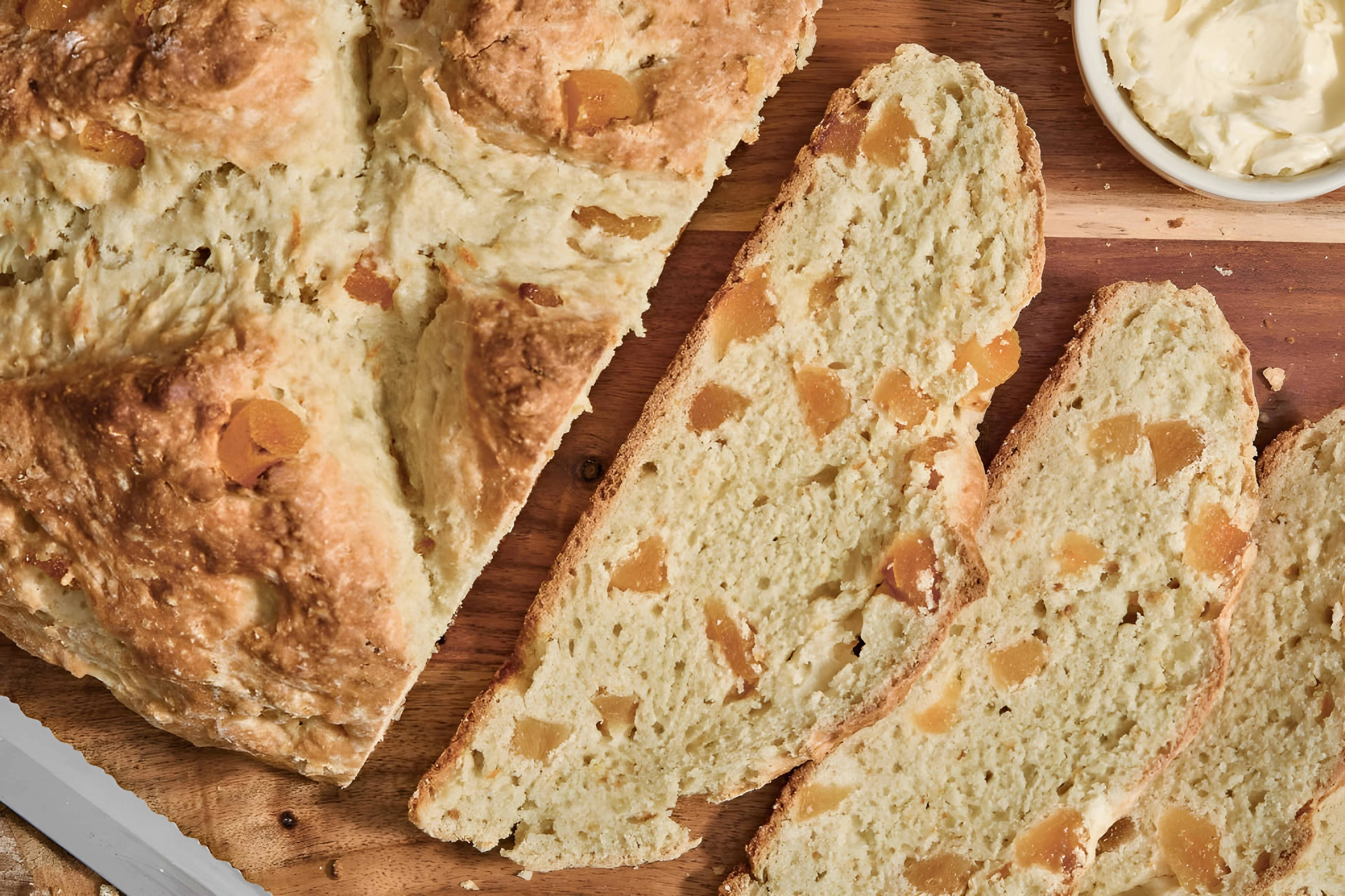 Irish Soda Bread with Apricots and Orange Zest