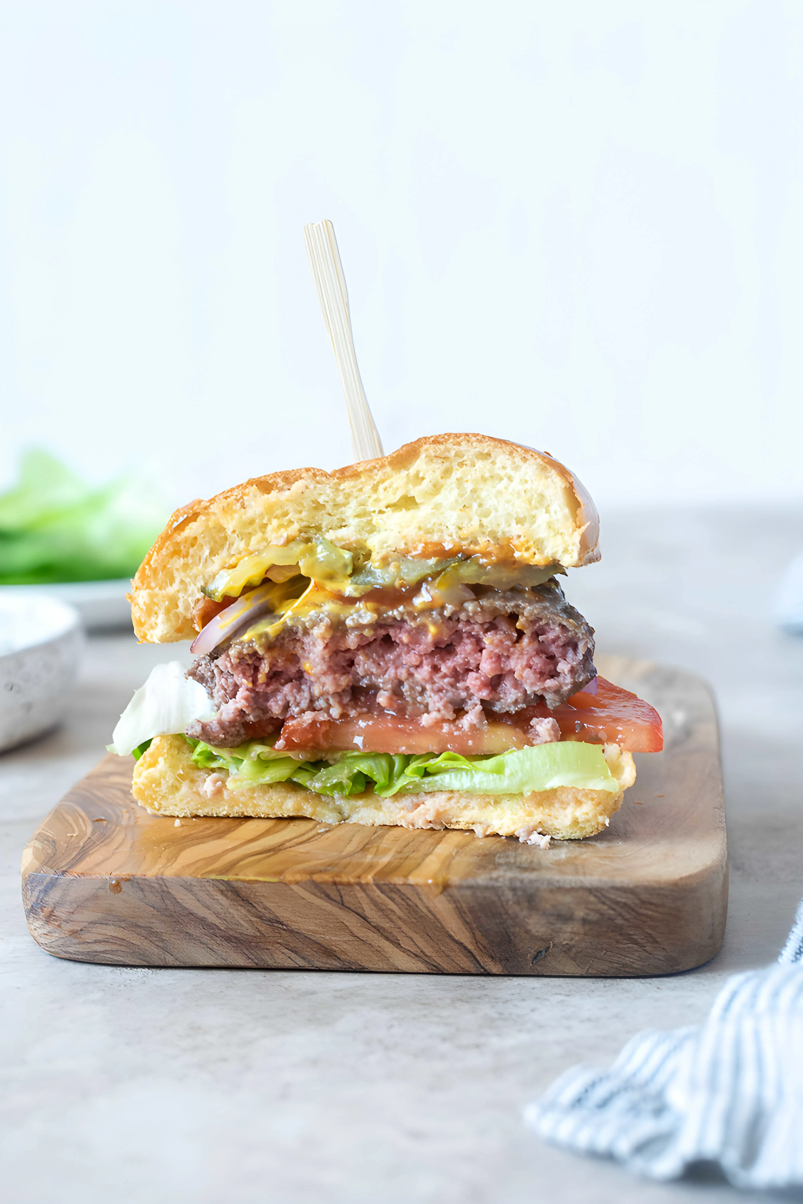 Juicy Air Fryer Hamburgers
