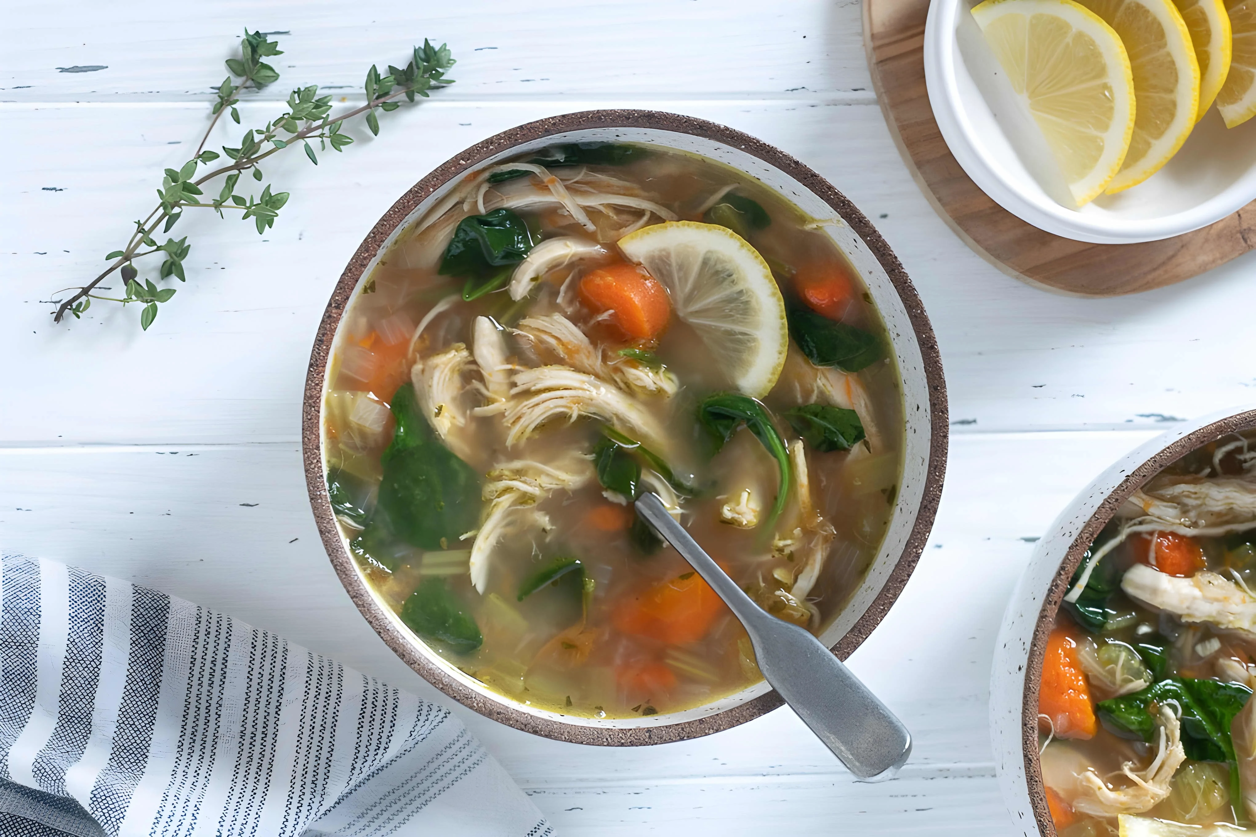 Lemon Chicken Vegetable Soup
