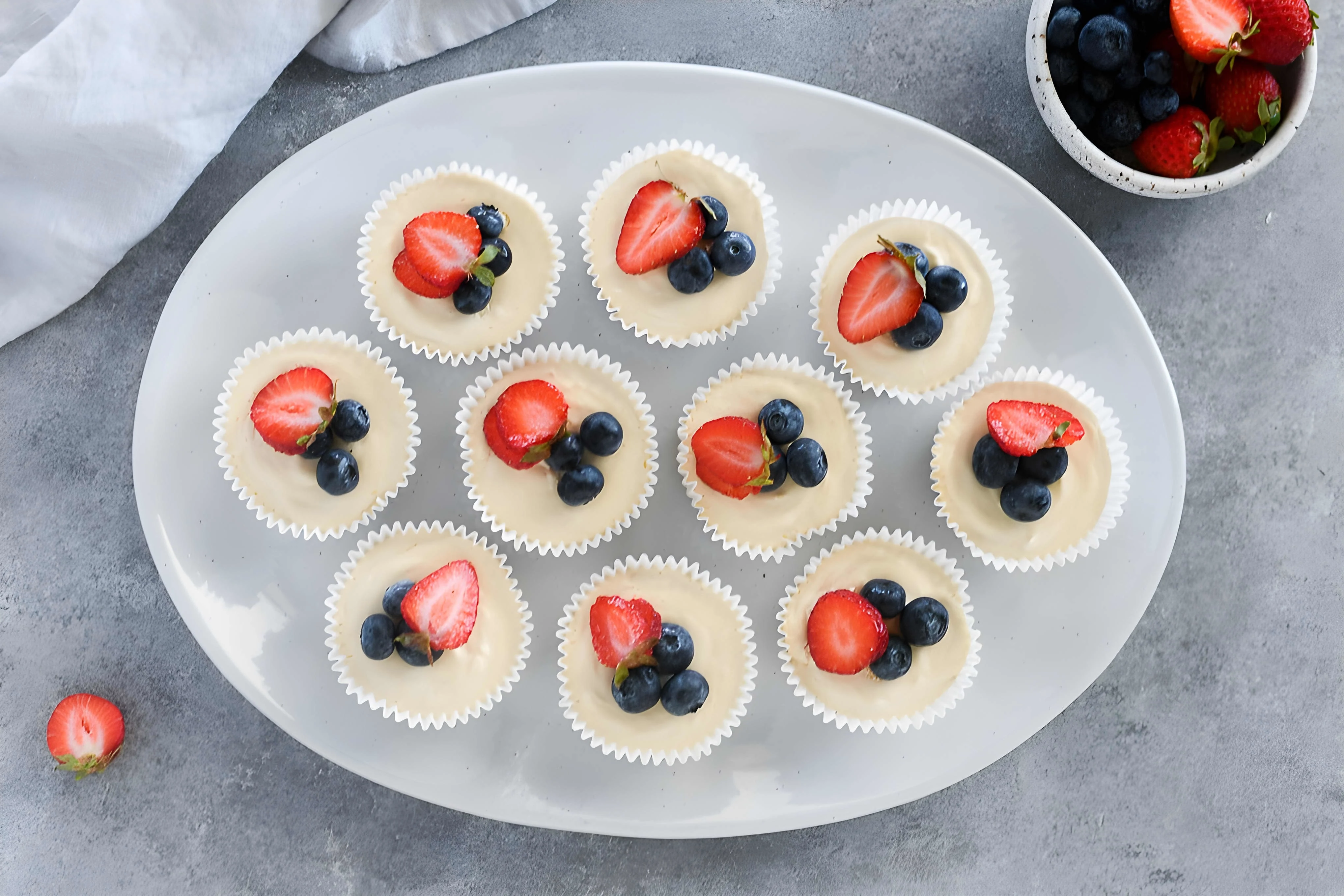 Mini No Bake Cheesecakes