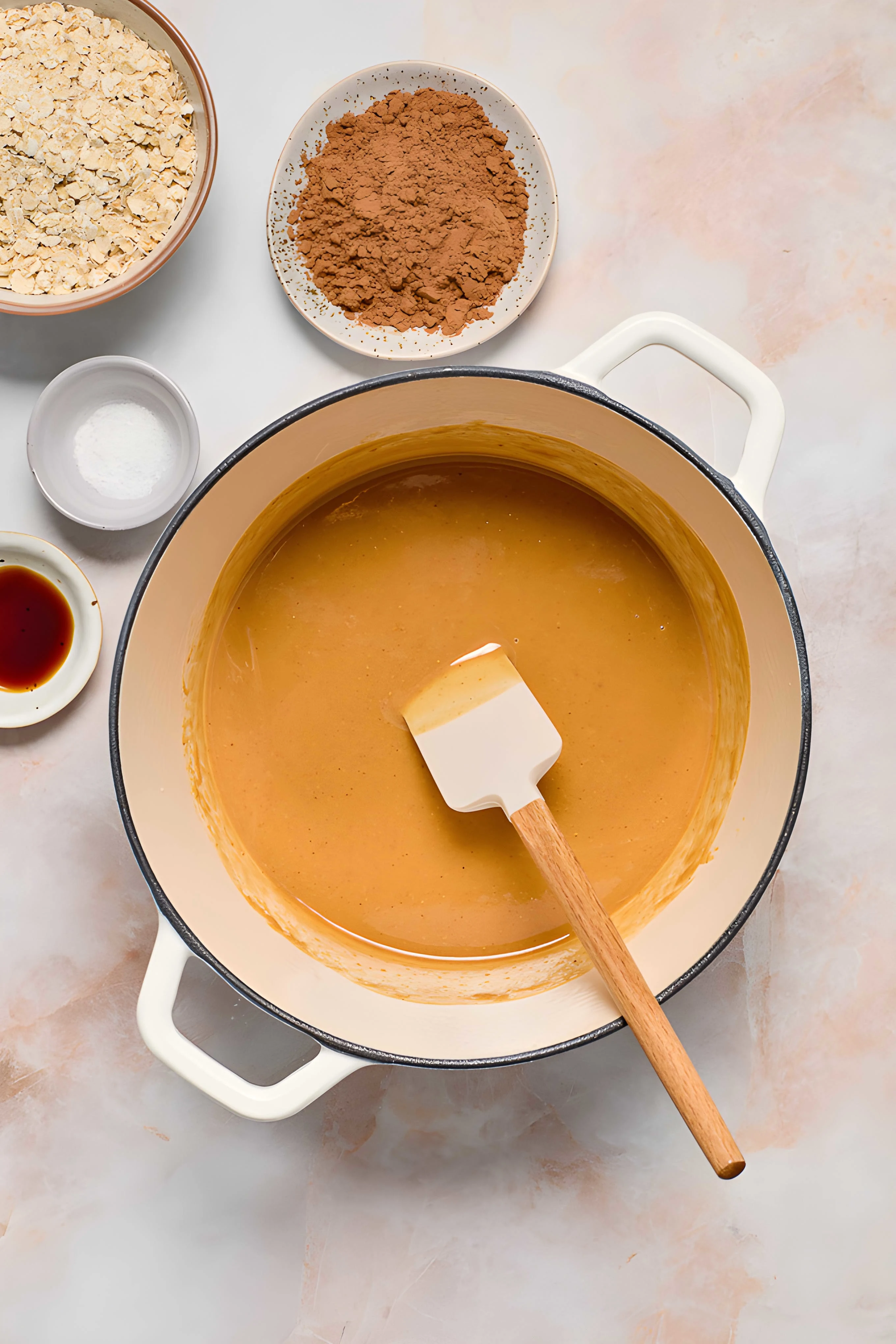 No Bake Chocolate Peanut Butter Oatmeal Cookies