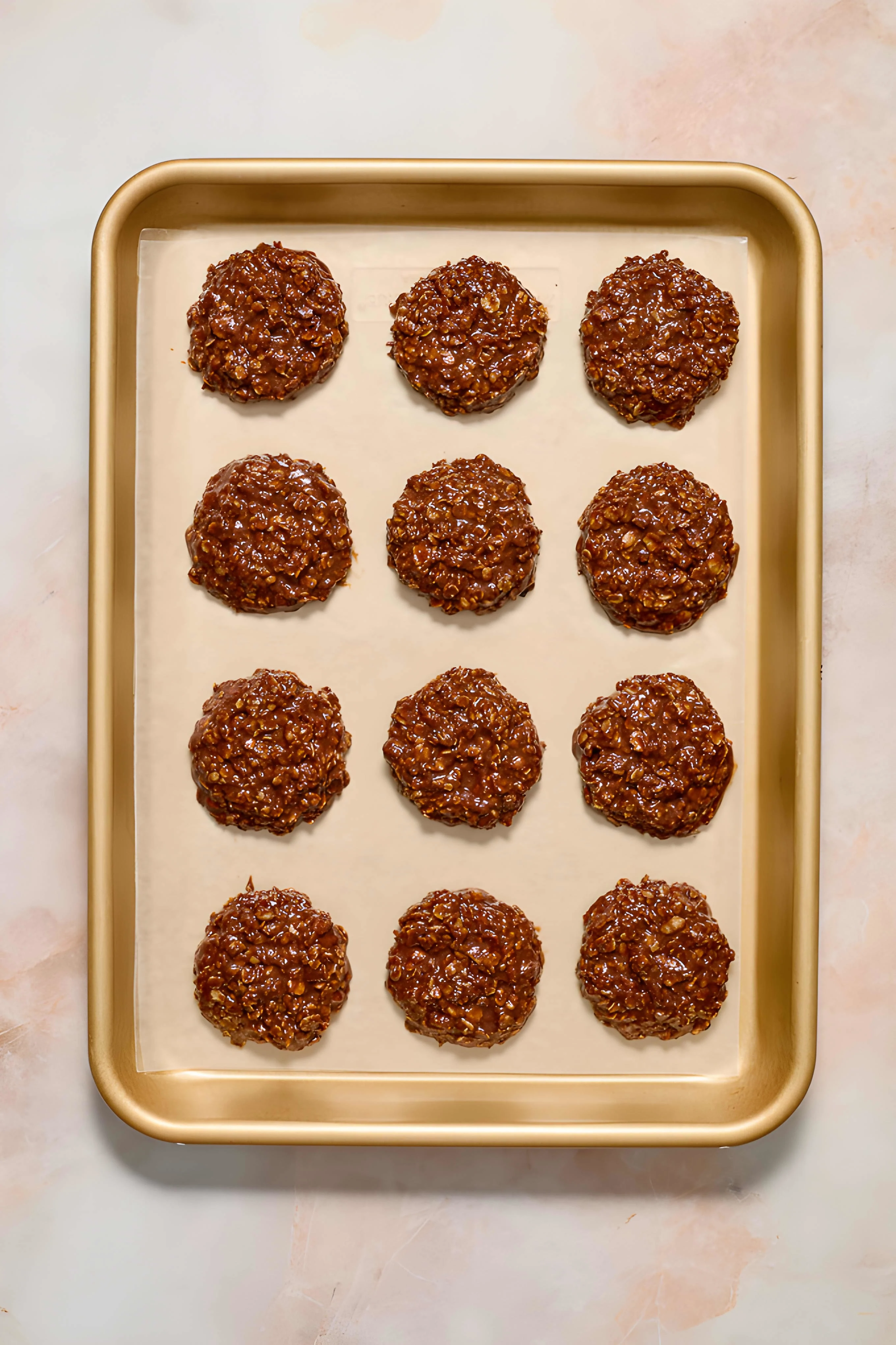 No Bake Chocolate Peanut Butter Oatmeal Cookies