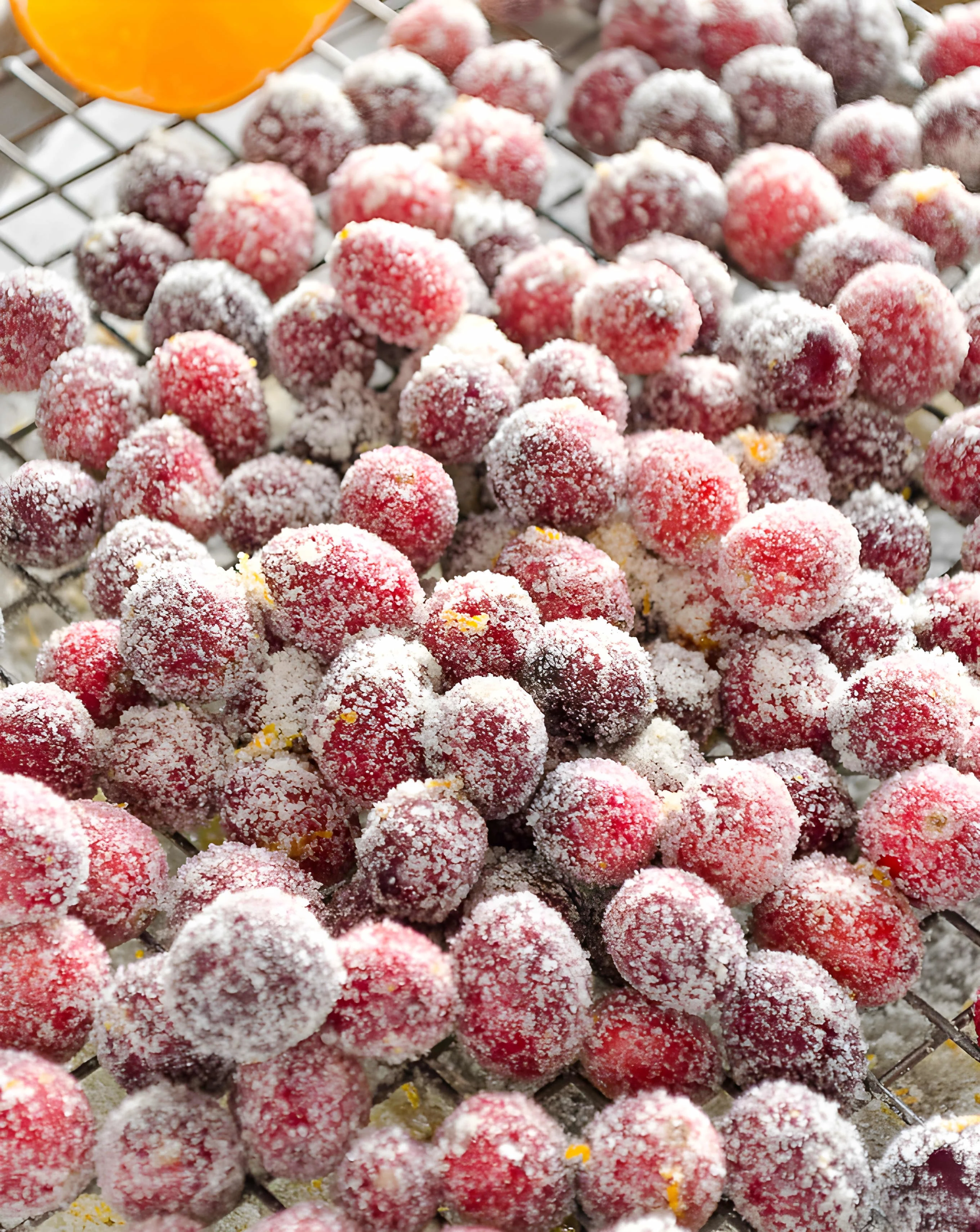Orange Sugared Cranberries