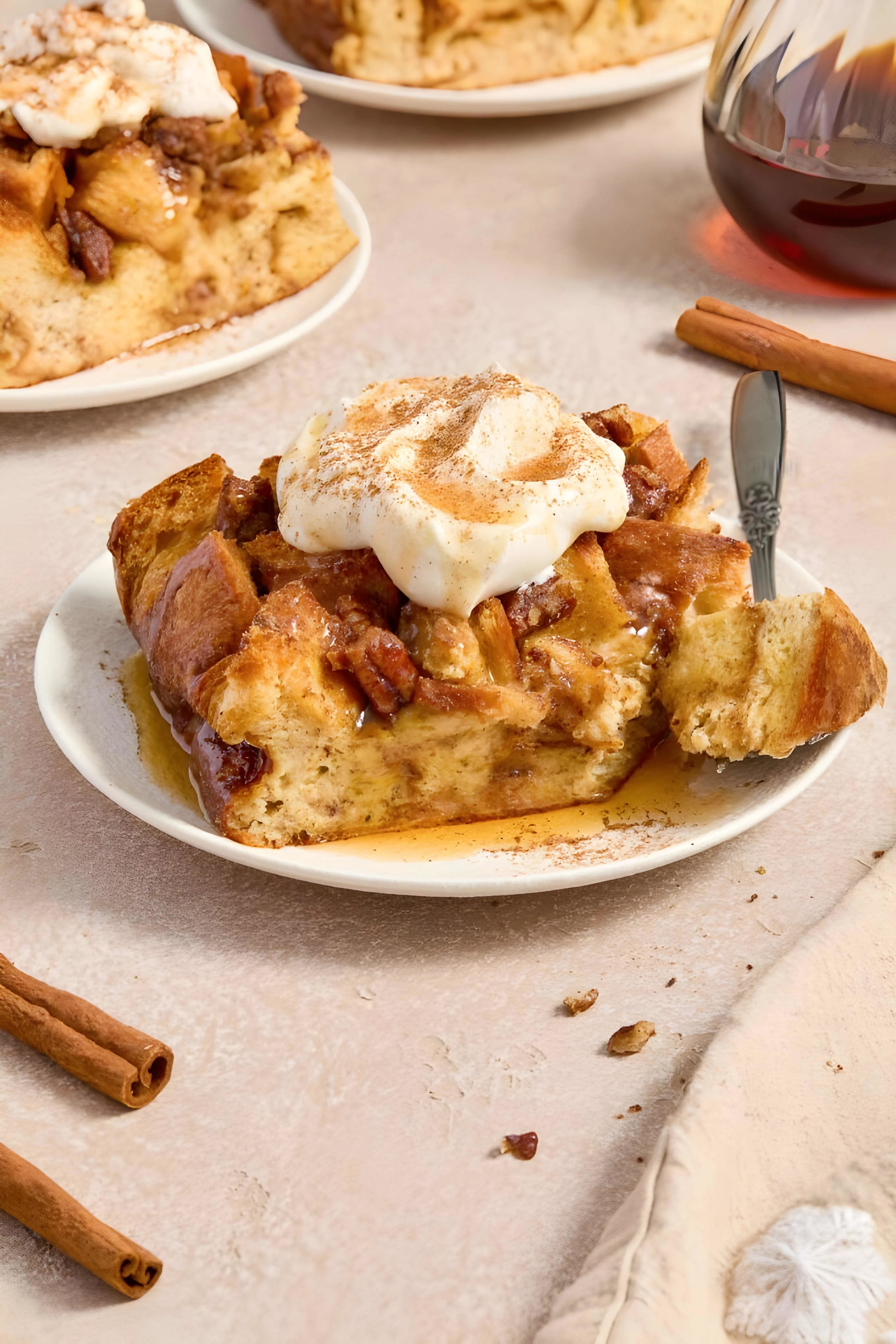Overnight Eggnog French Toast Casserole