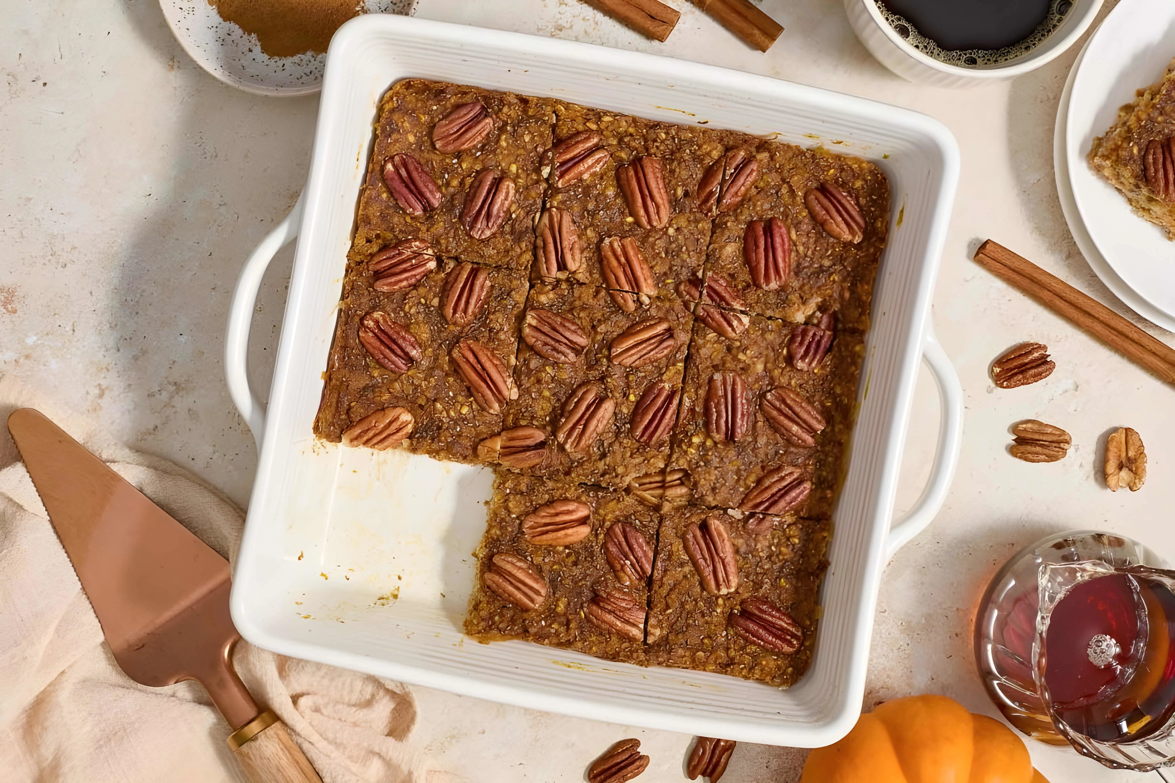 Pumpkin Baked Steel Cut Oatmeal