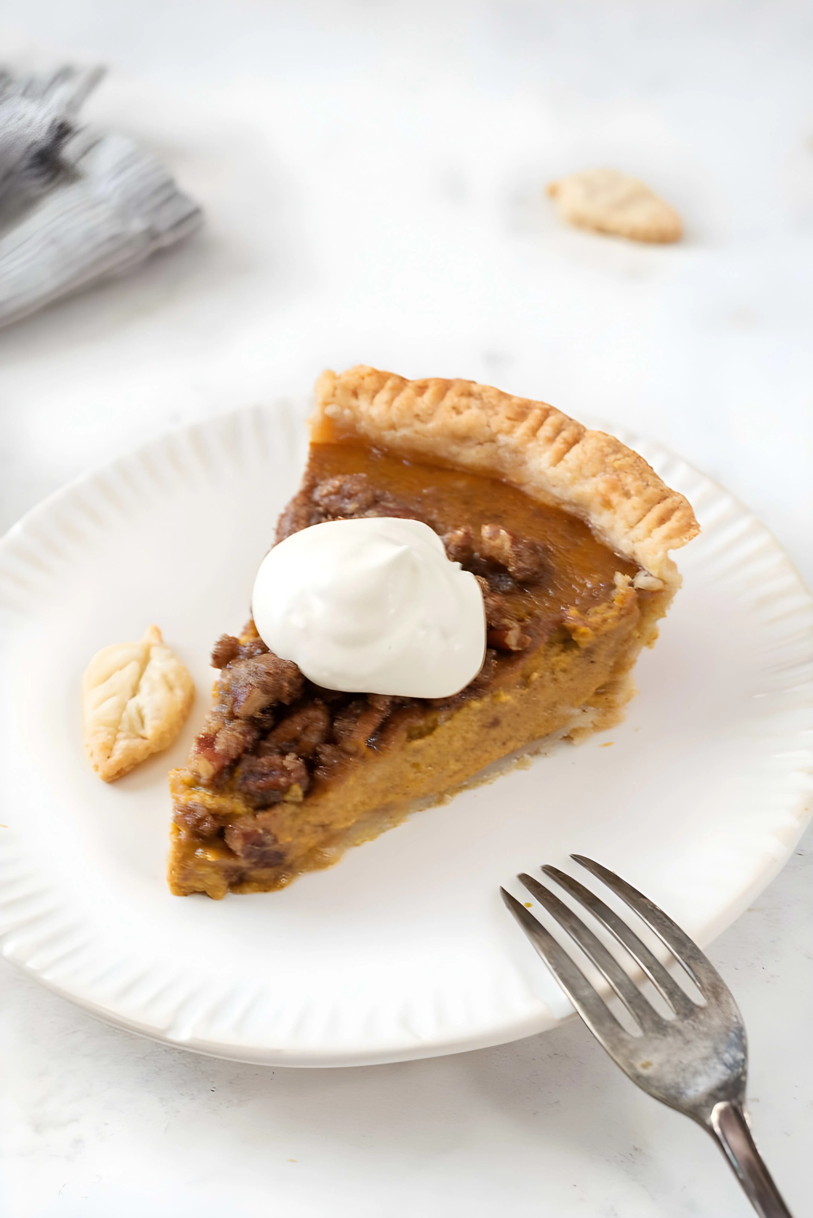 Pumpkin Pecan Pie