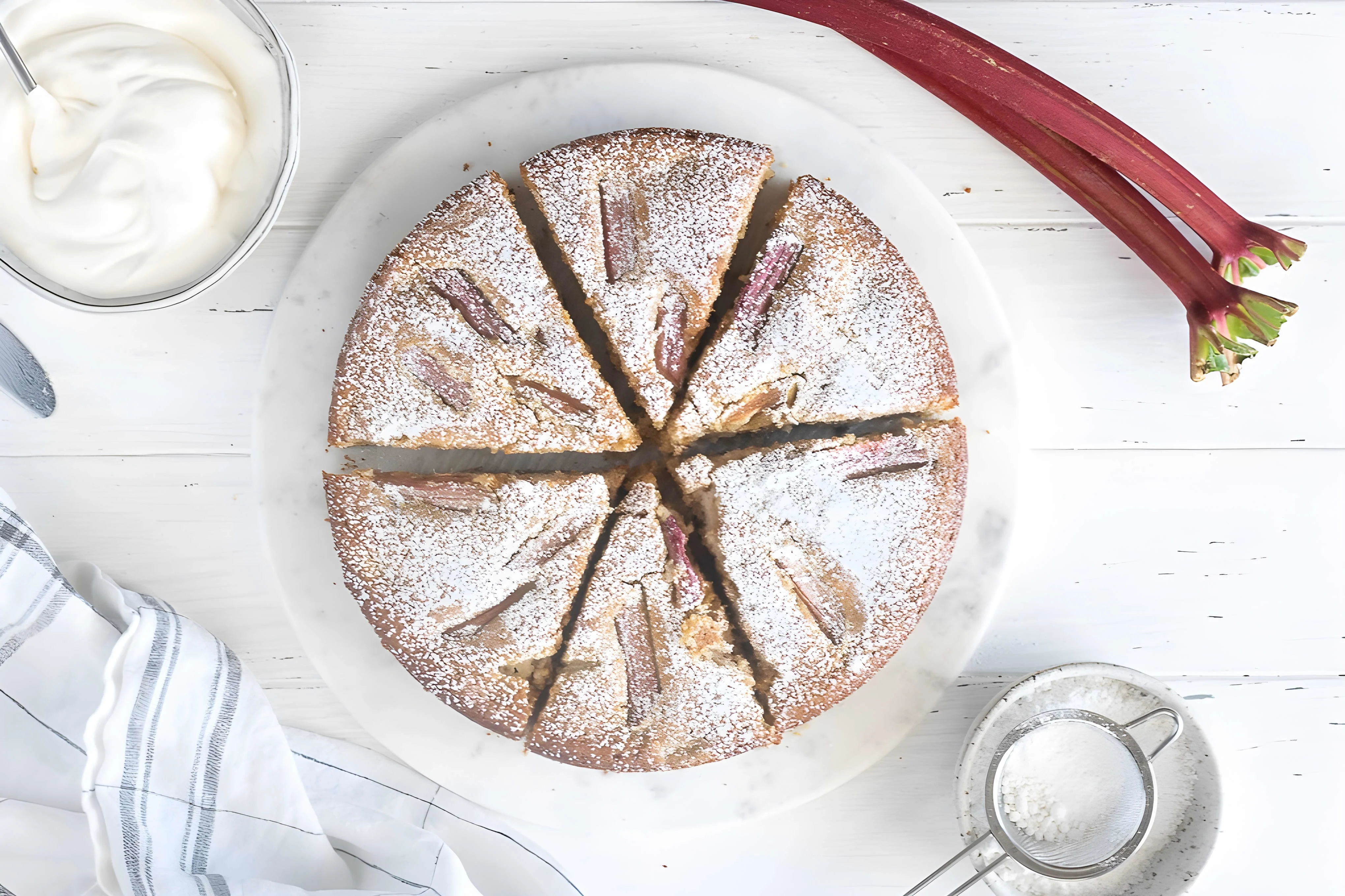 Rhubarb Cake