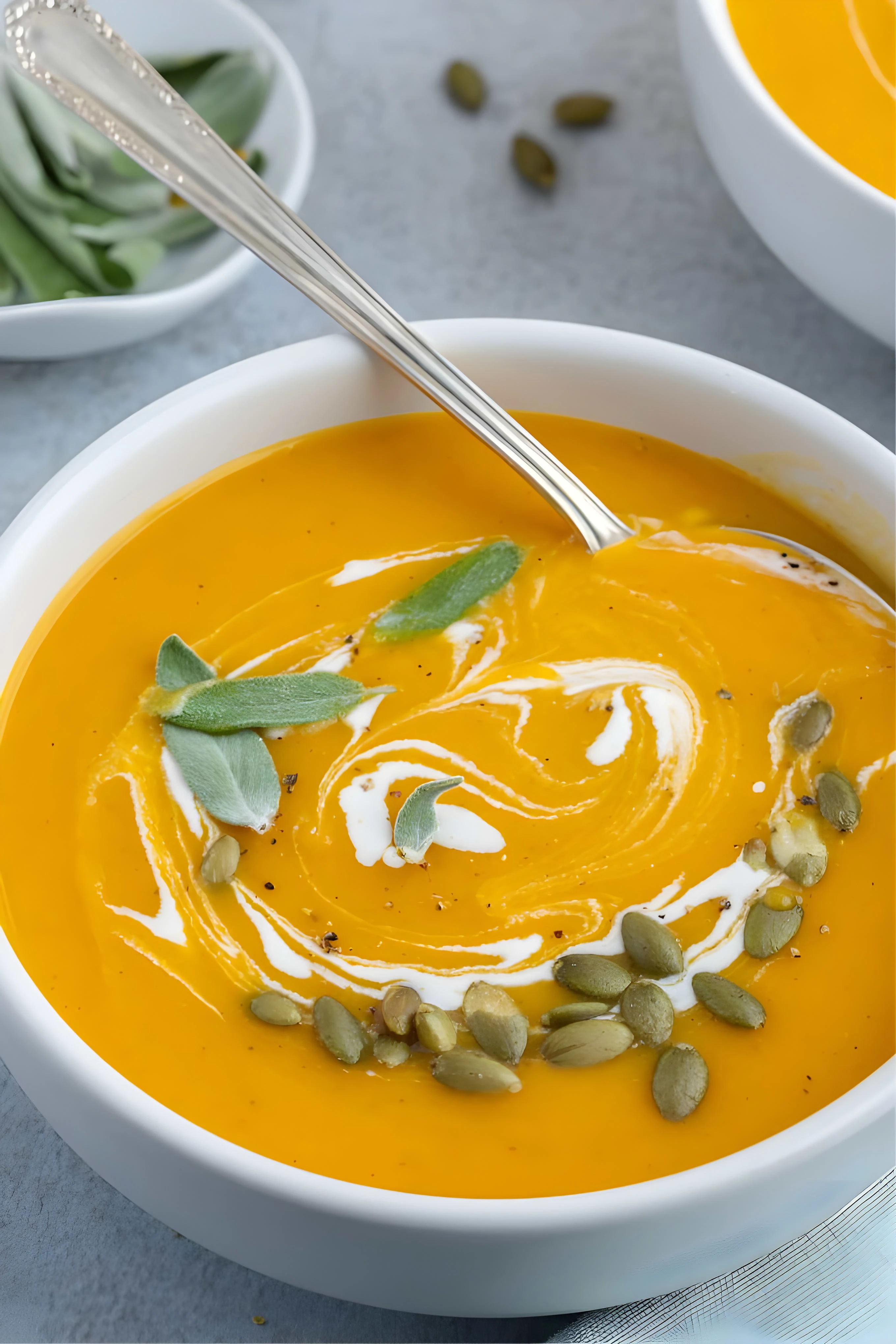 Roasted Pumpkin Apple Soup