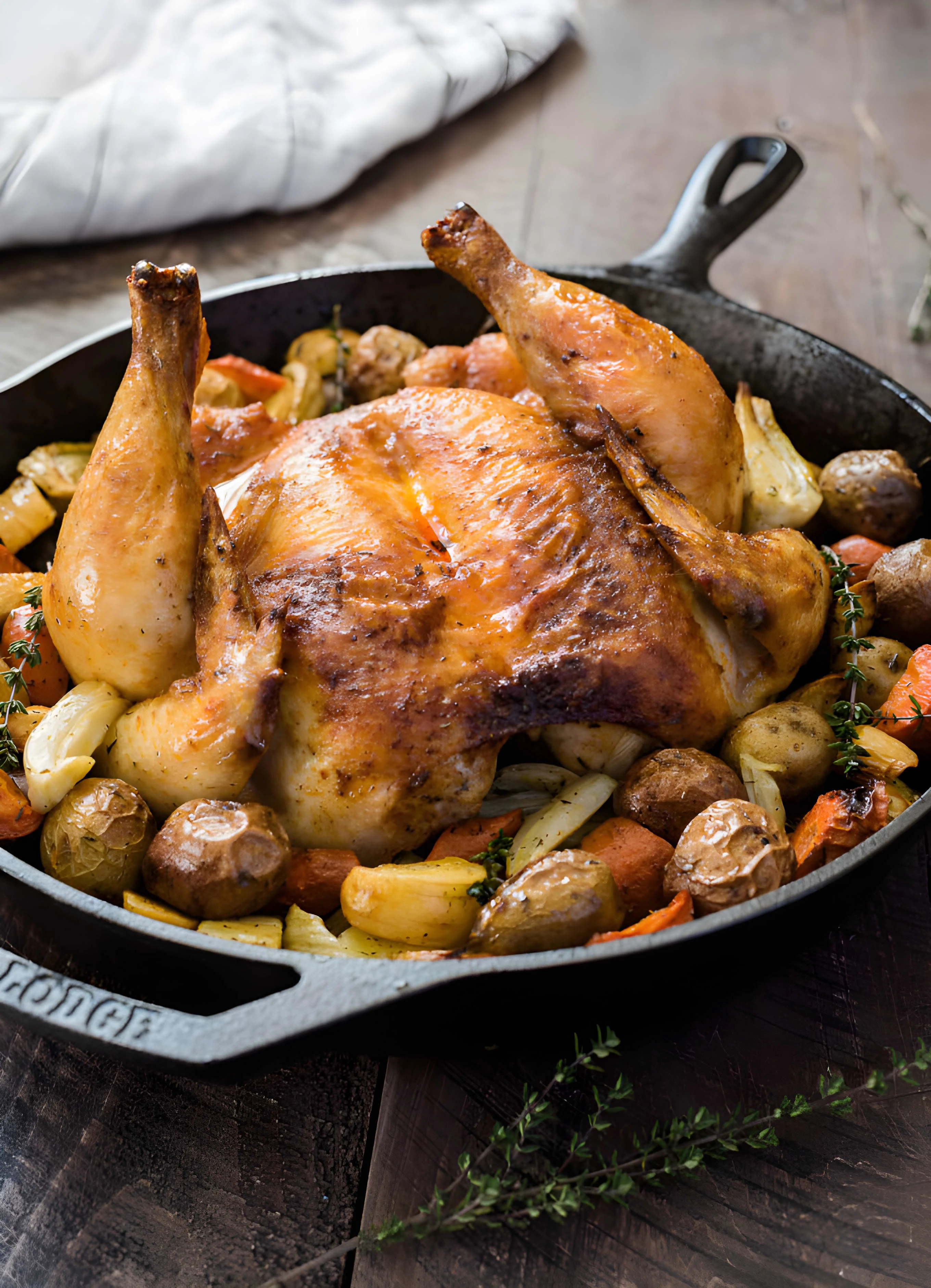 Roast Spatchcock Chicken