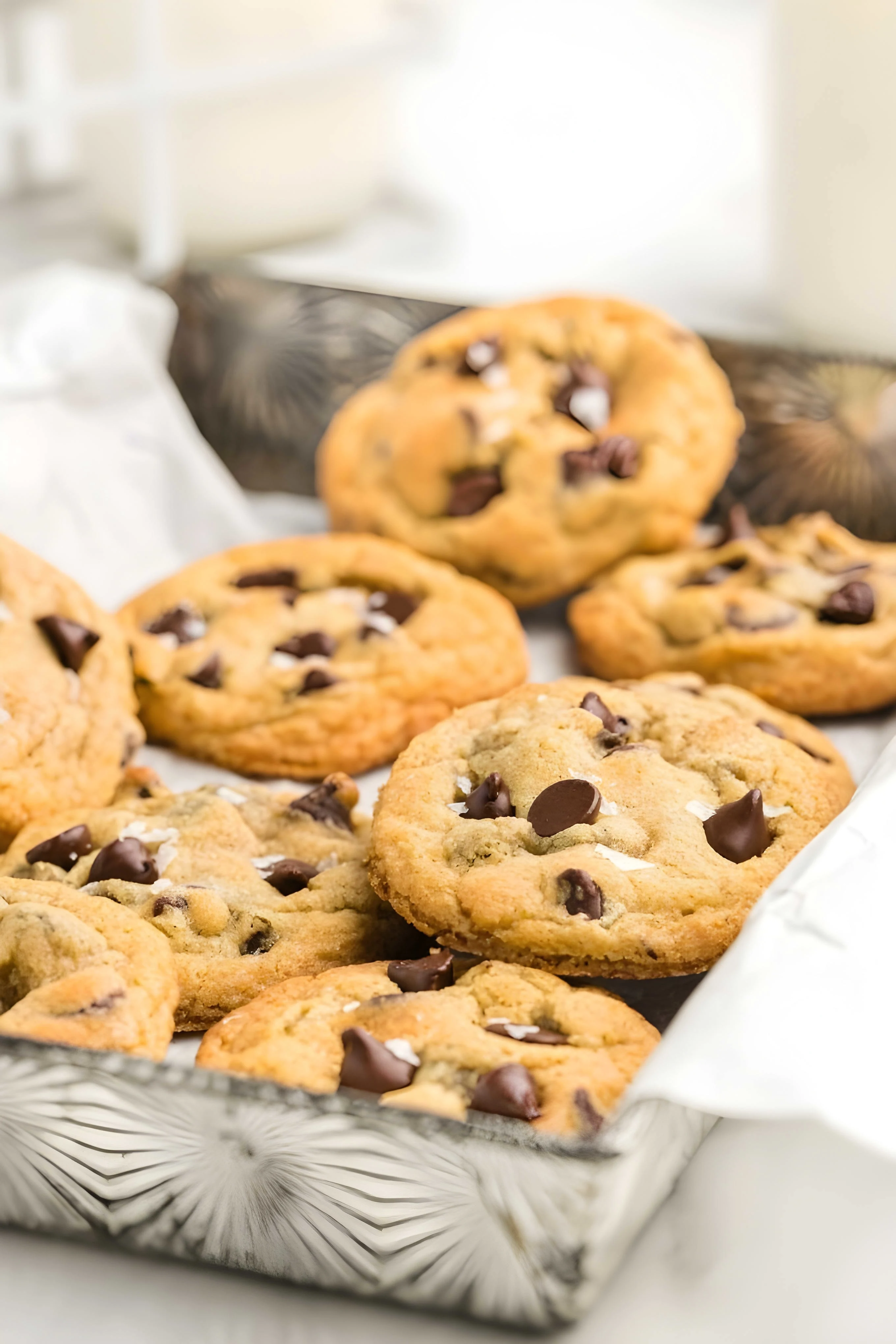 Salted Chocolate Chip Cookies