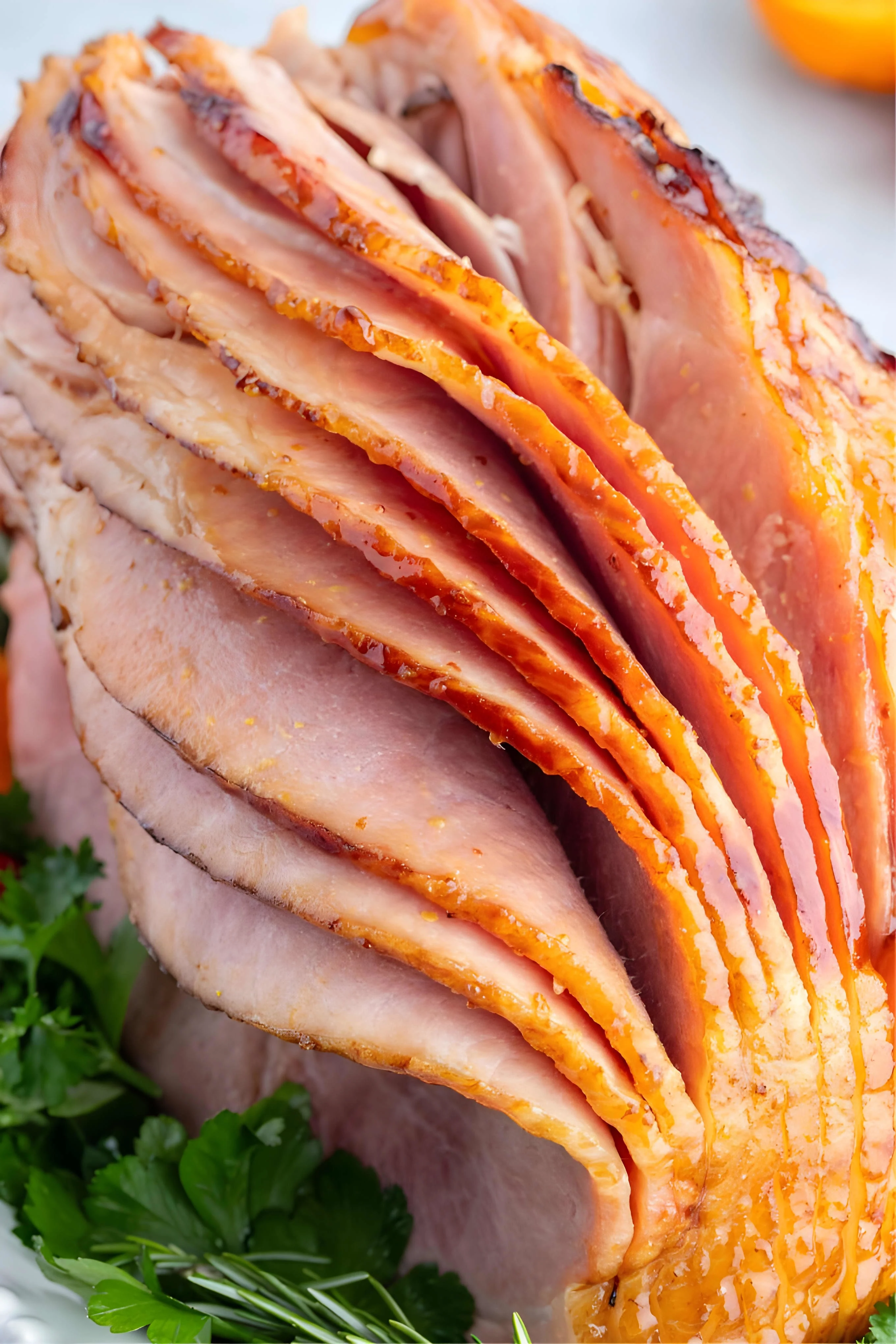 Slow Cooker Ham with Maple Glaze