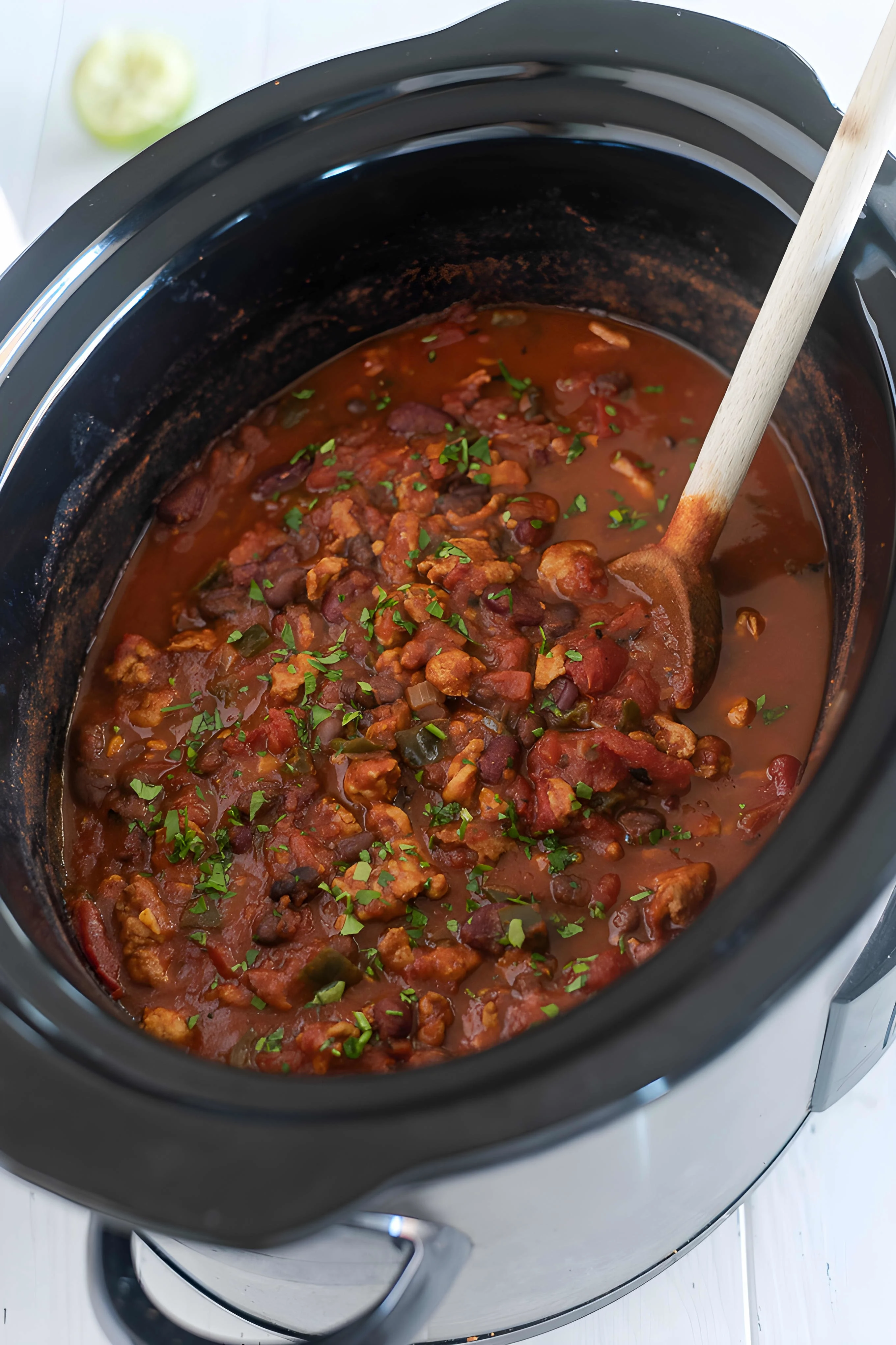 Slow Cooker Turkey Chili