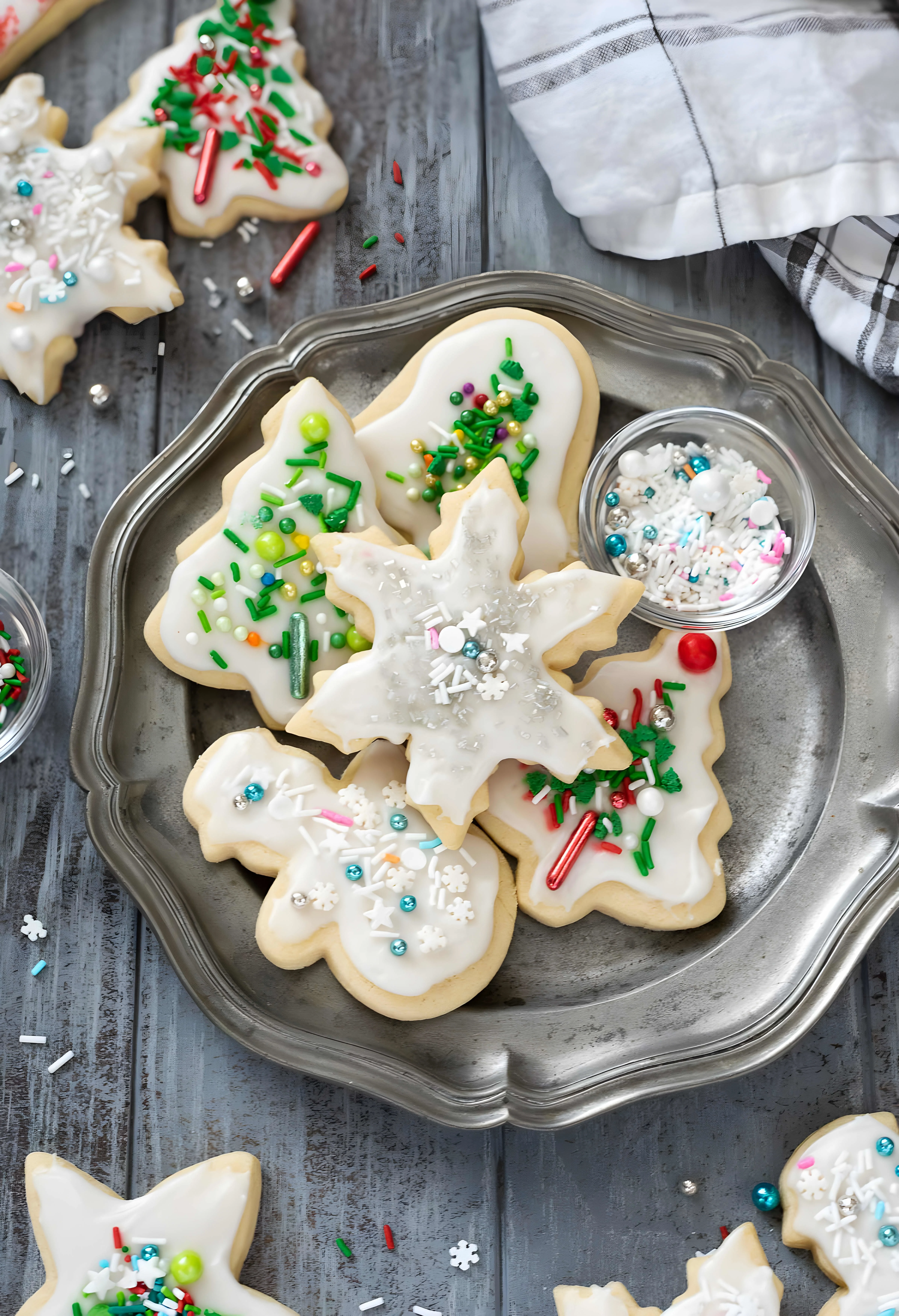 Soft Christmas Cut Out Sugar Cookies