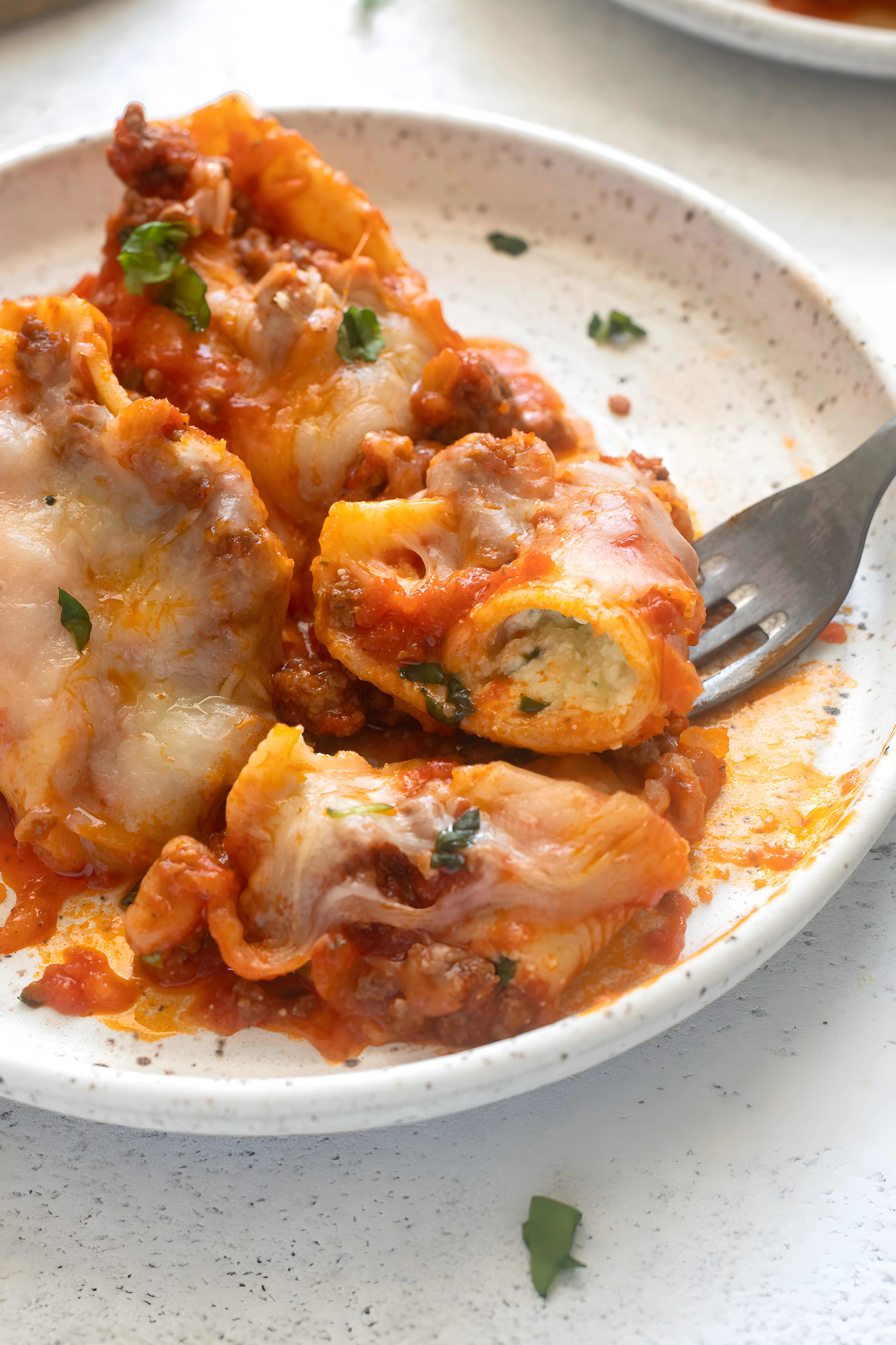 Stuffed Shells with Ground Beef
