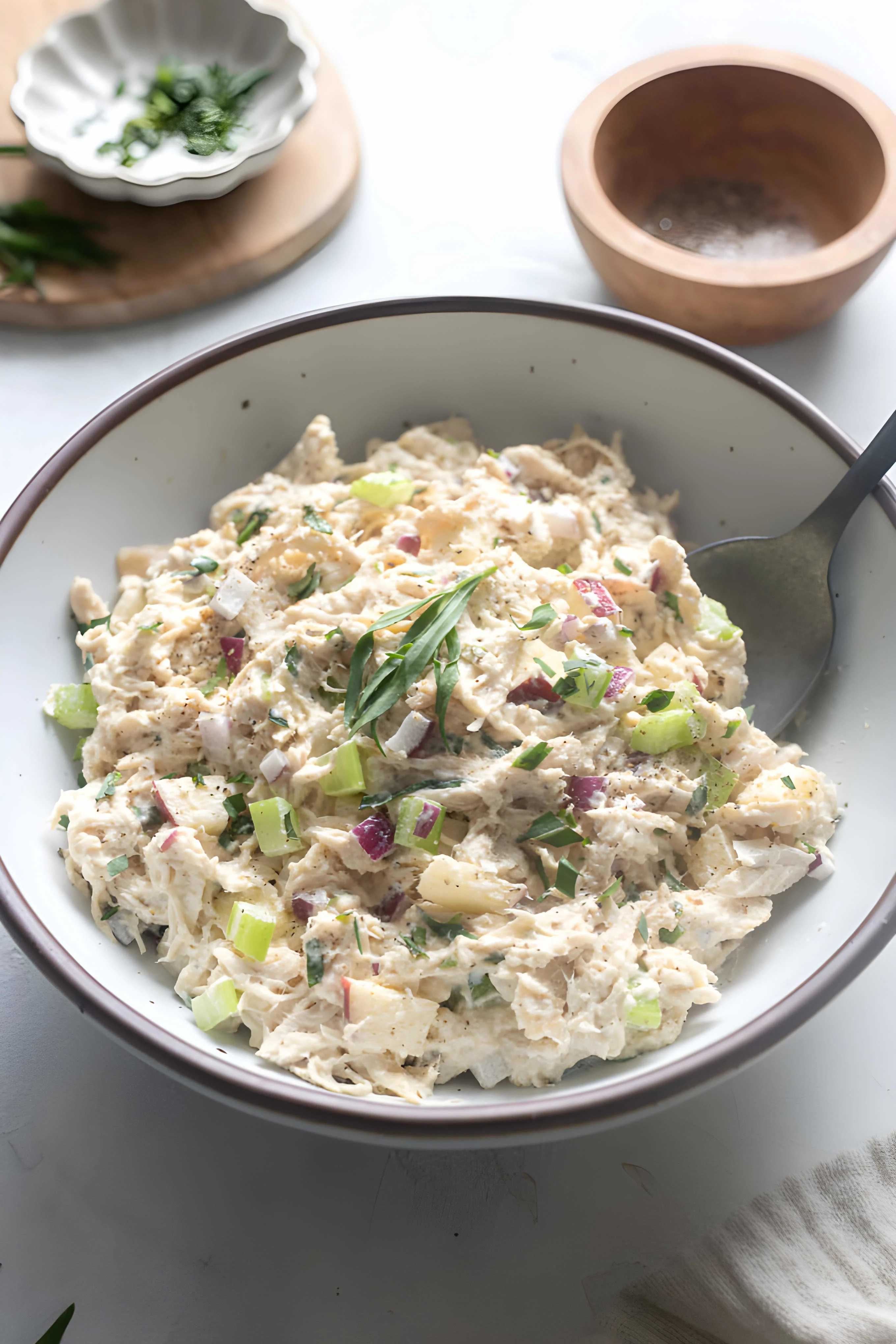 Tarragon Chicken Salad with Apples