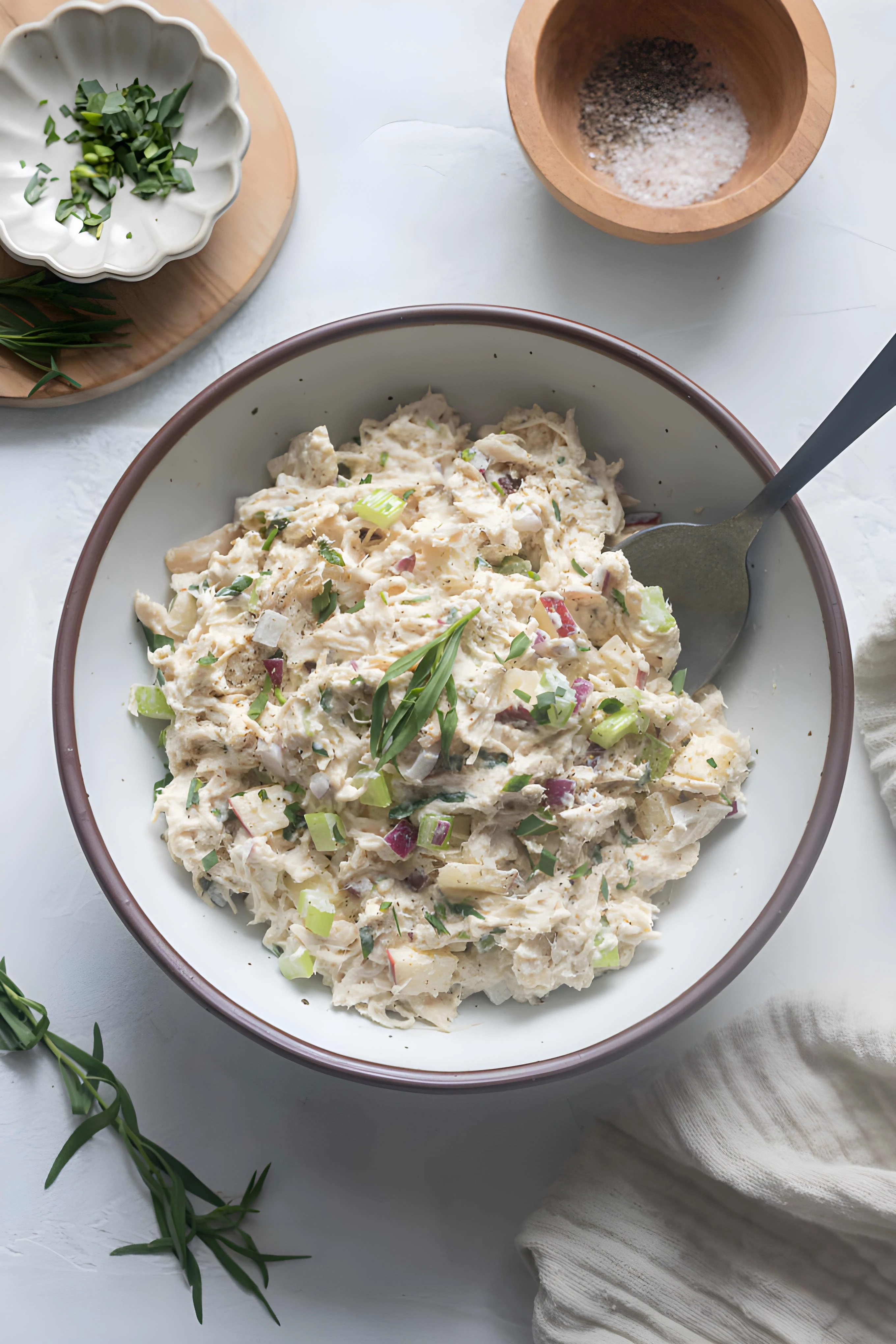 Tarragon Chicken Salad with Apples