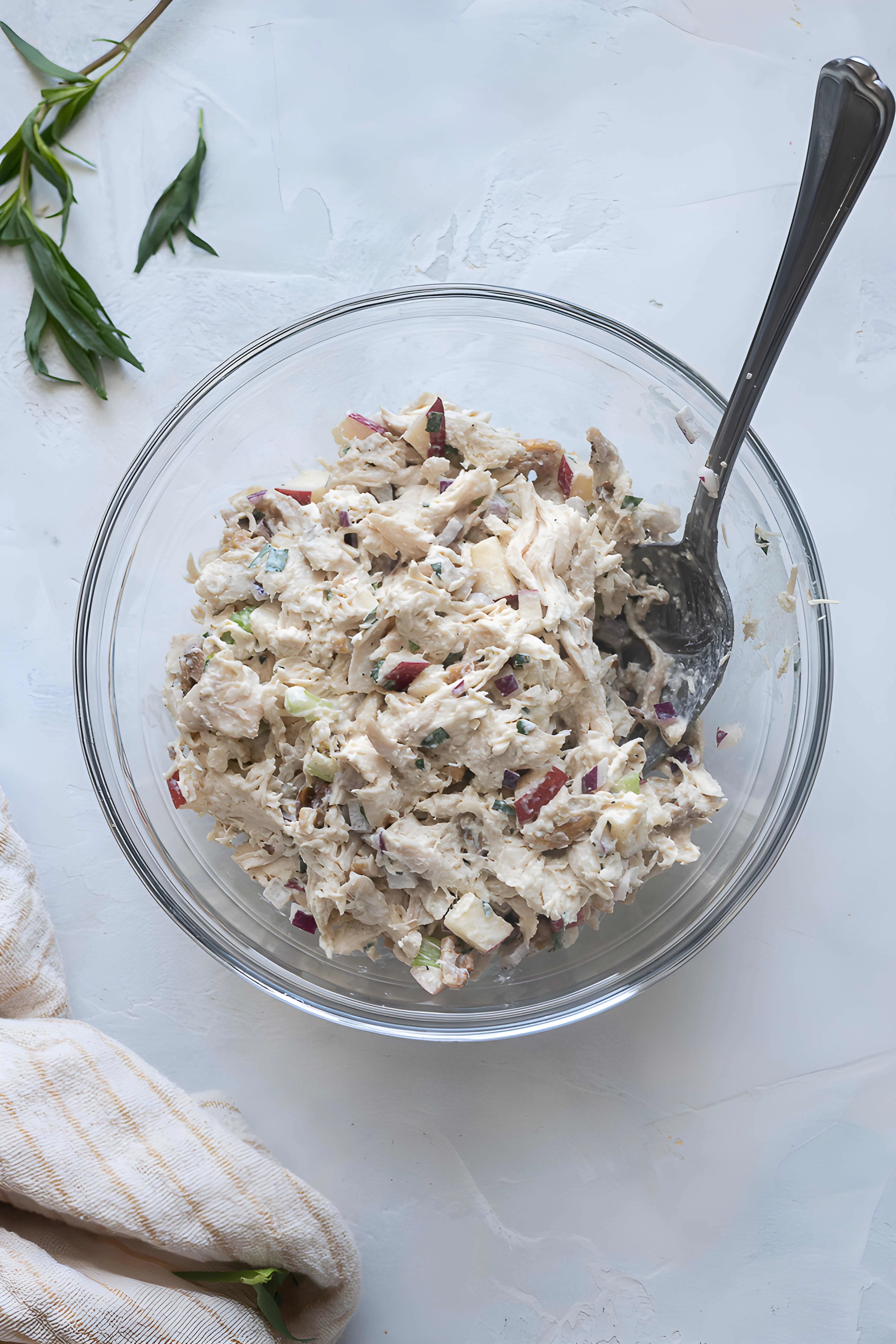Tarragon Chicken Salad with Apples