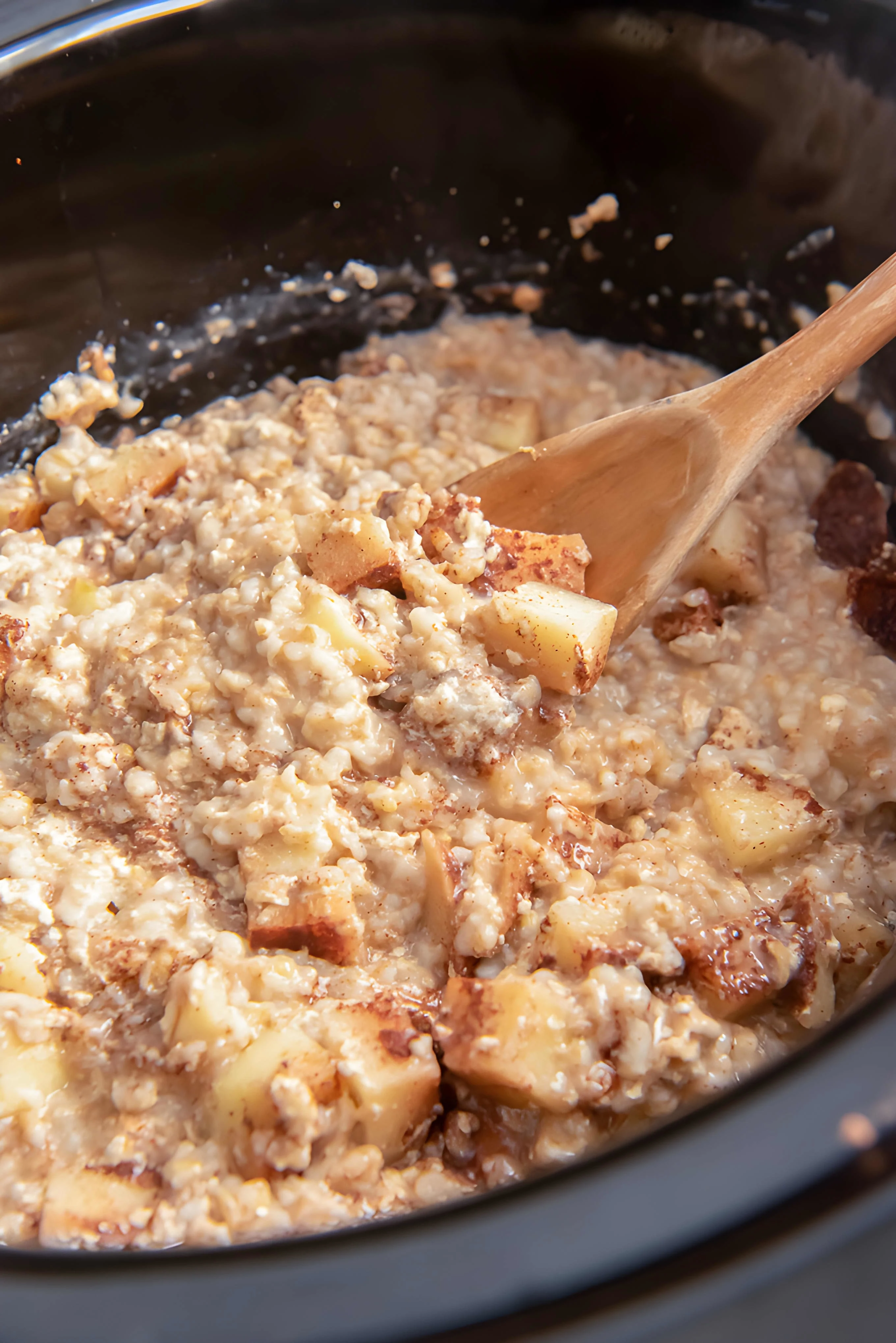 Apple Crockpot Steel Cut Oats