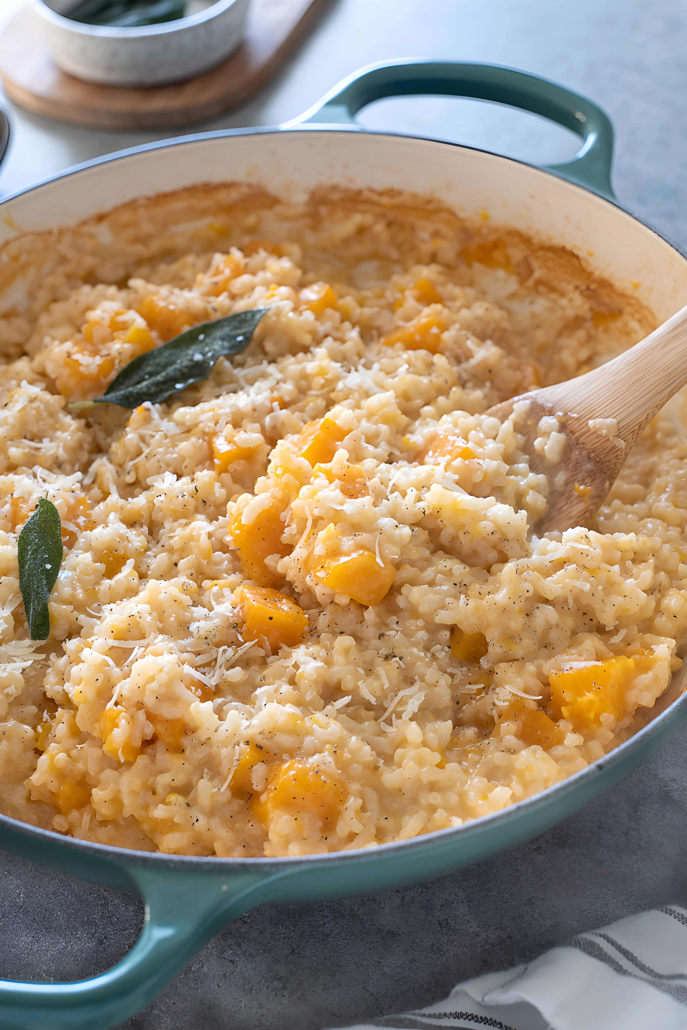 Baked Butternut Squash Risotto