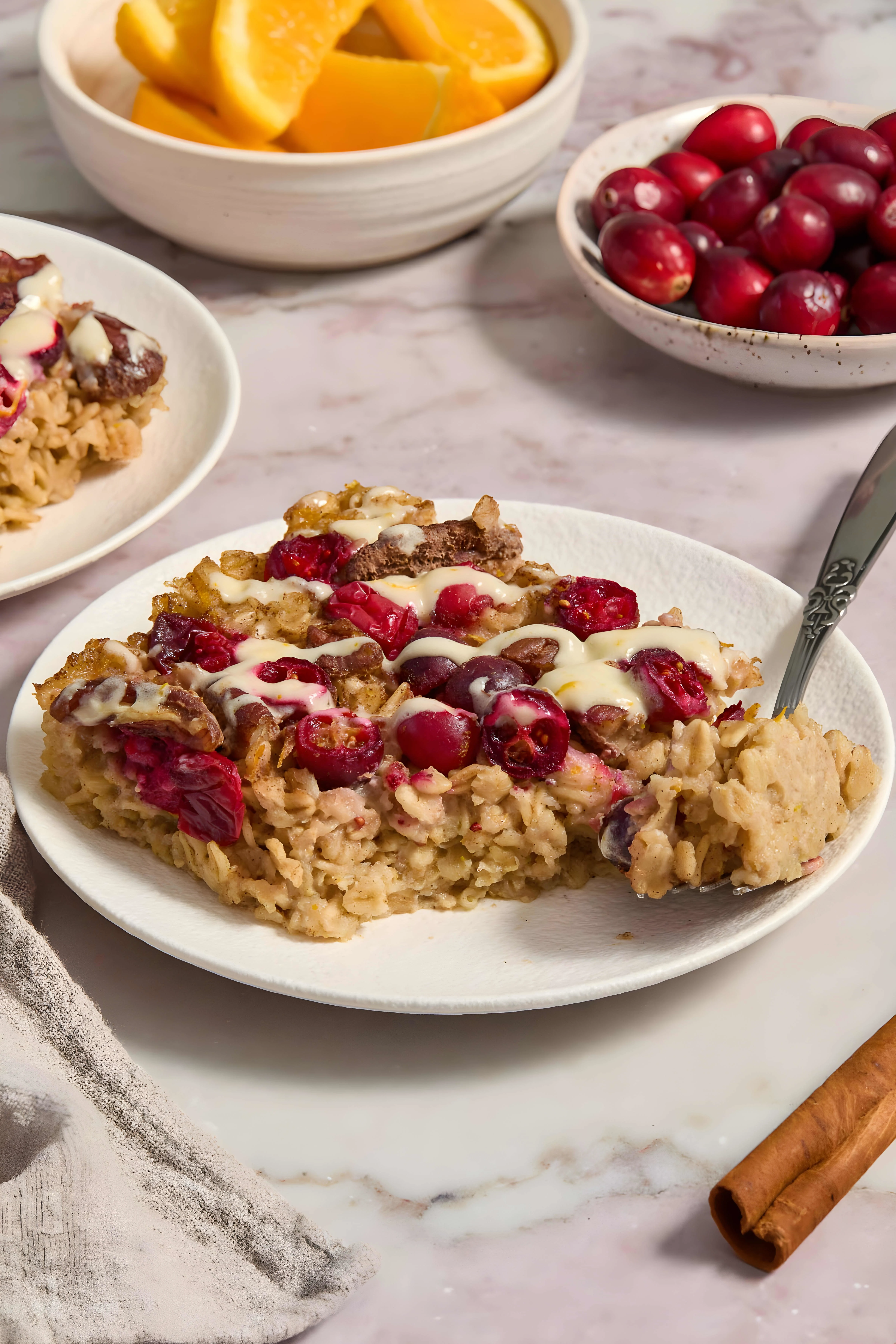 Baked Cranberry Oatmeal