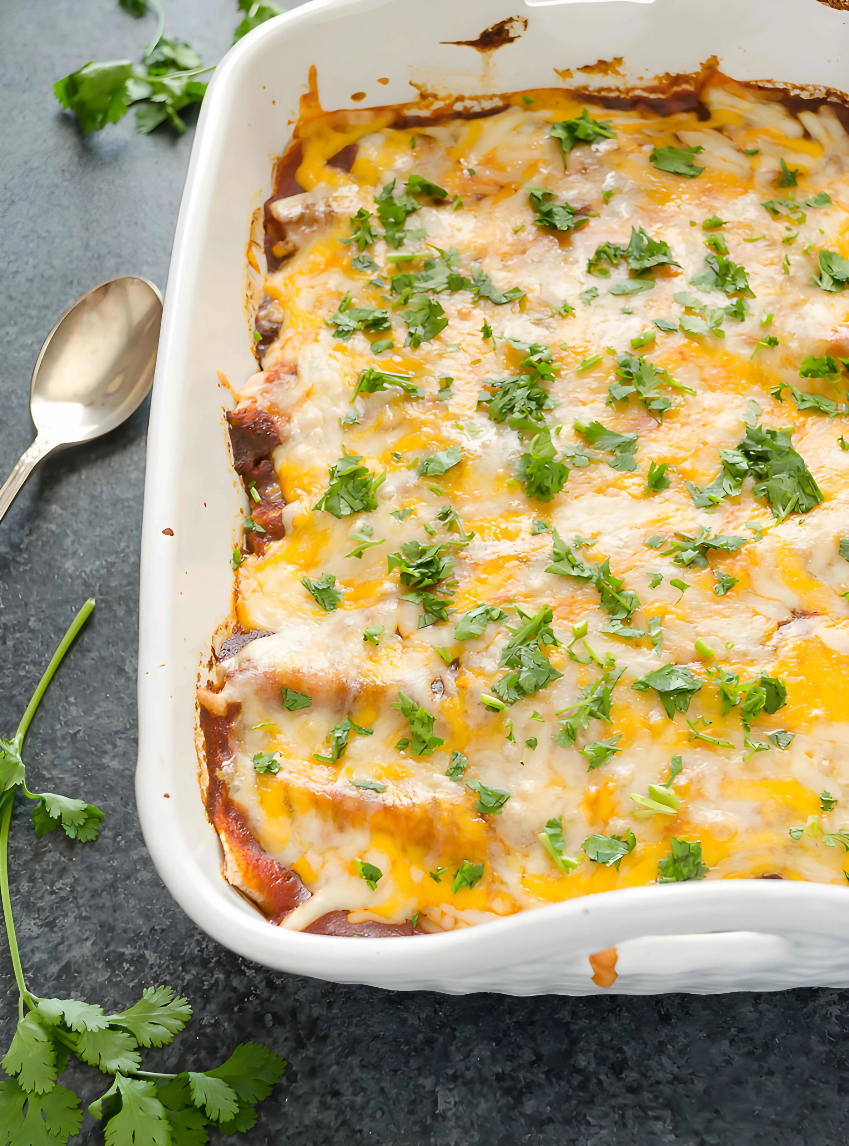 Black Bean Sweet Potato Enchiladas