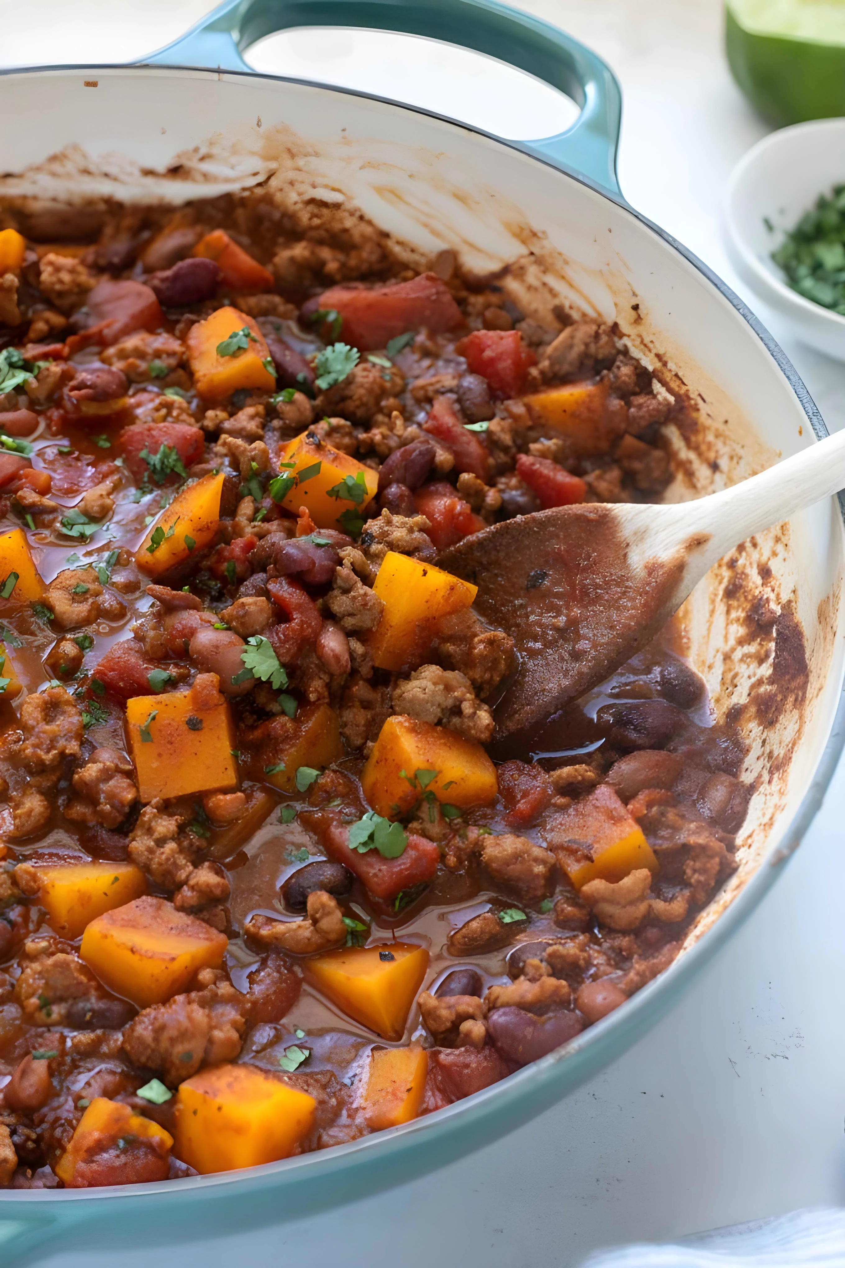 Butternut Squash Turkey Chili