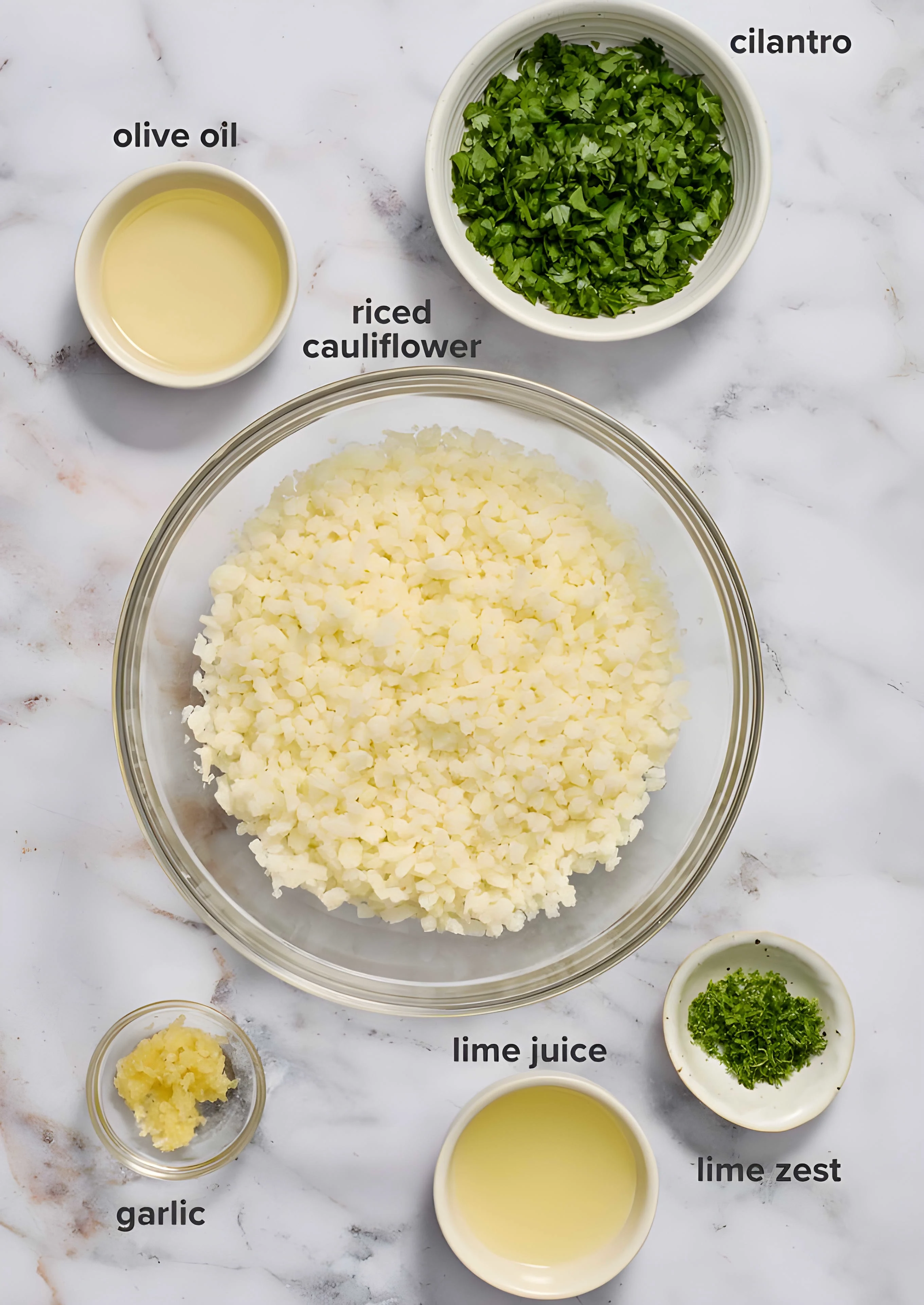 Cilantro Lime Cauliflower Rice