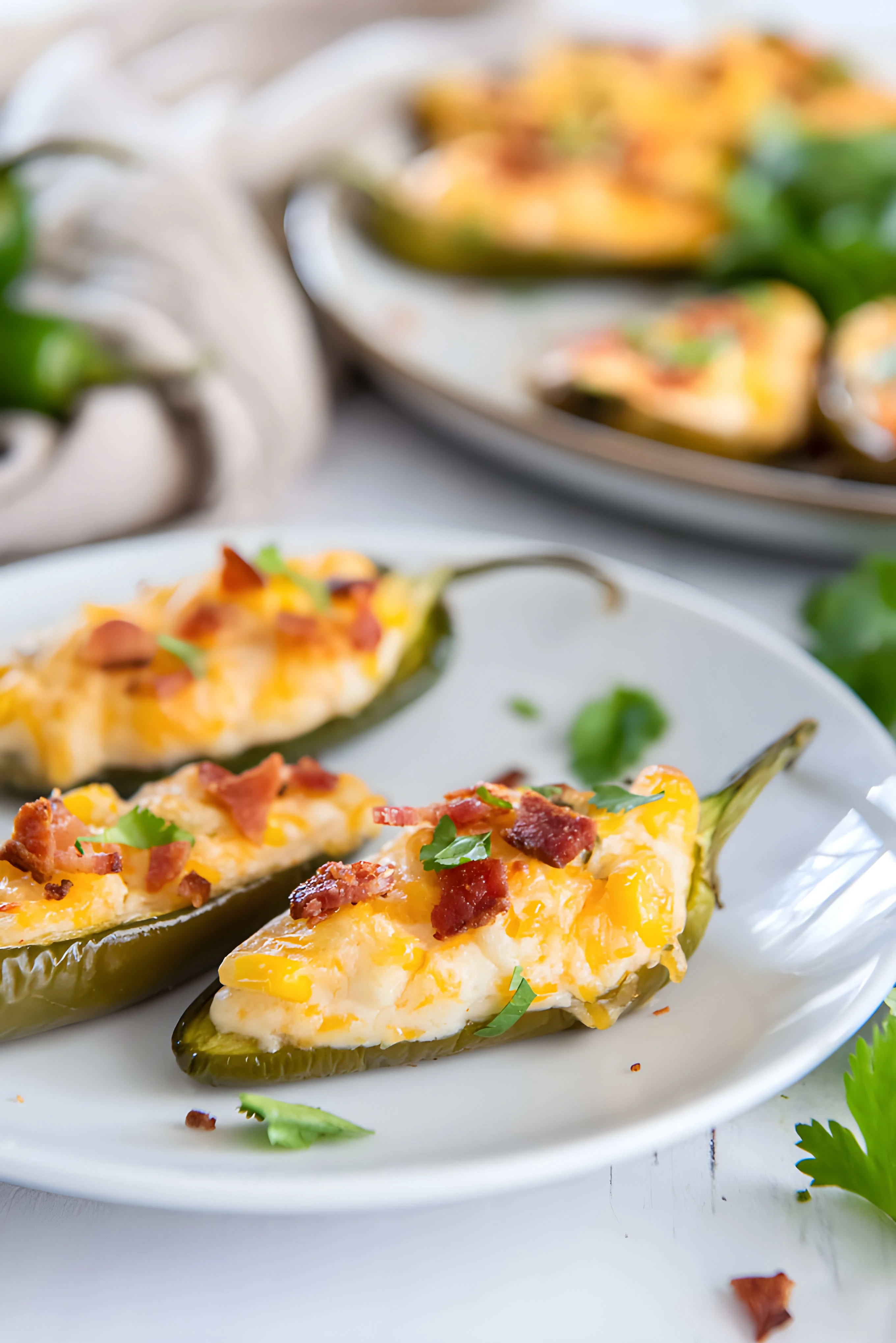 Corn Dip Stuffed Jalapeños