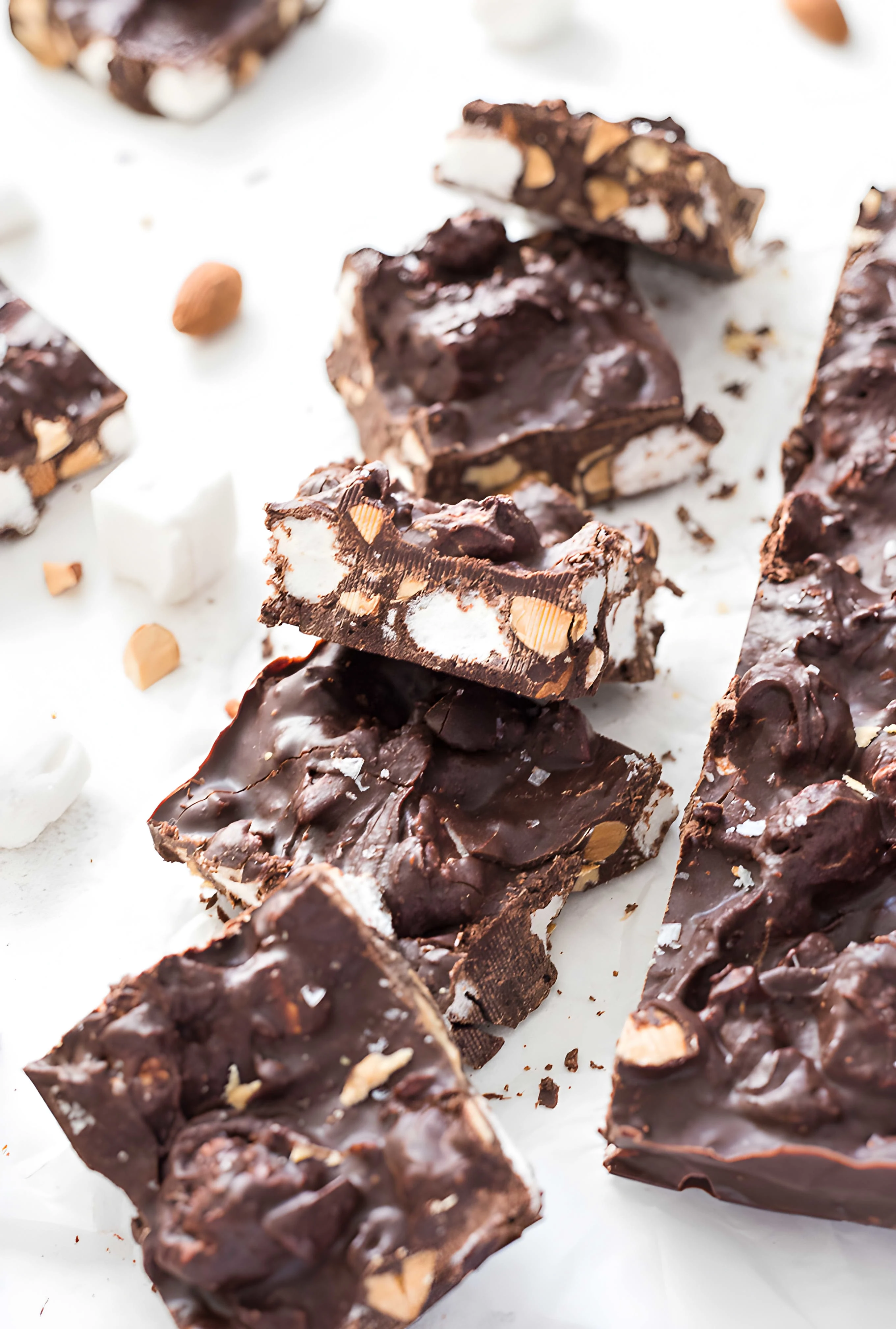 Dark Chocolate Rocky Road Candy