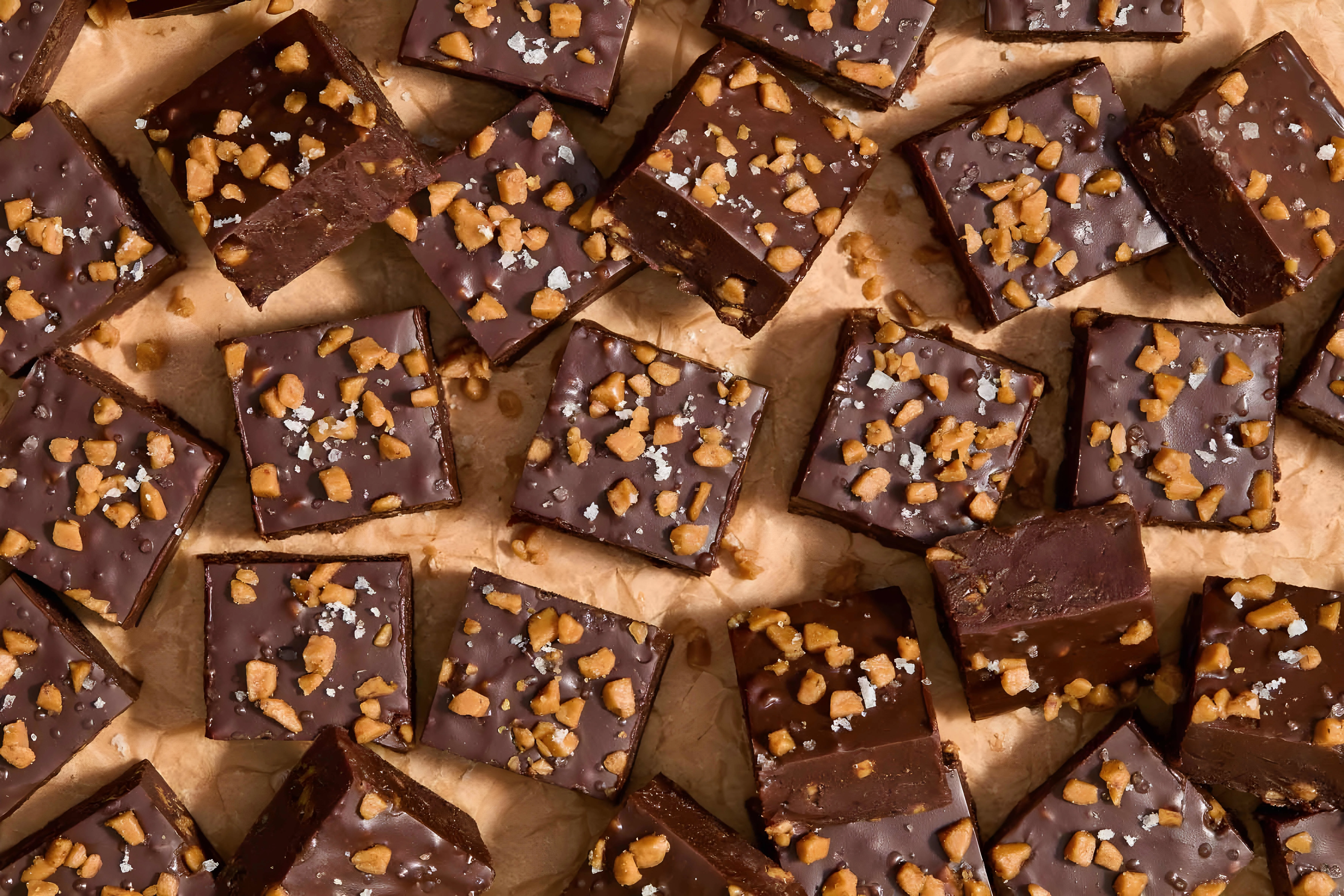 Dark Chocolate Toffee Fudge