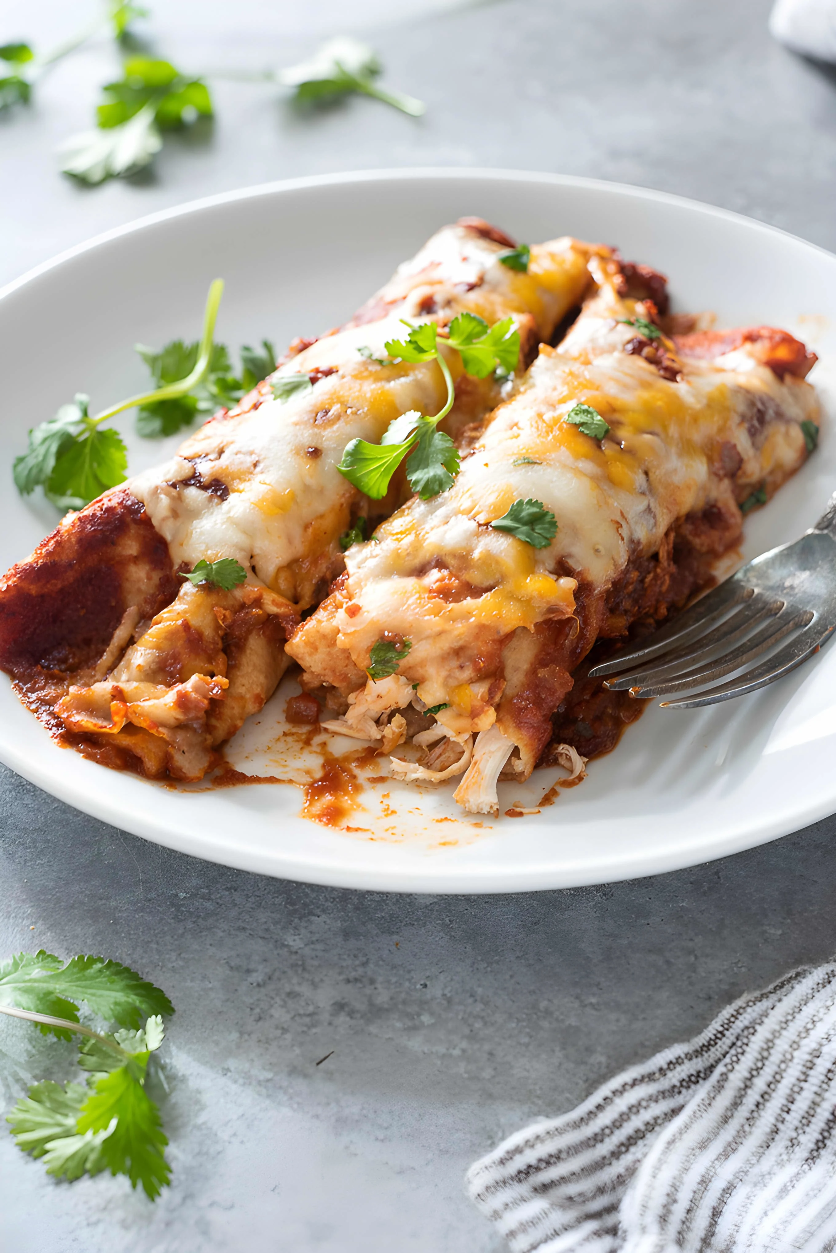 Easy Chicken Enchiladas