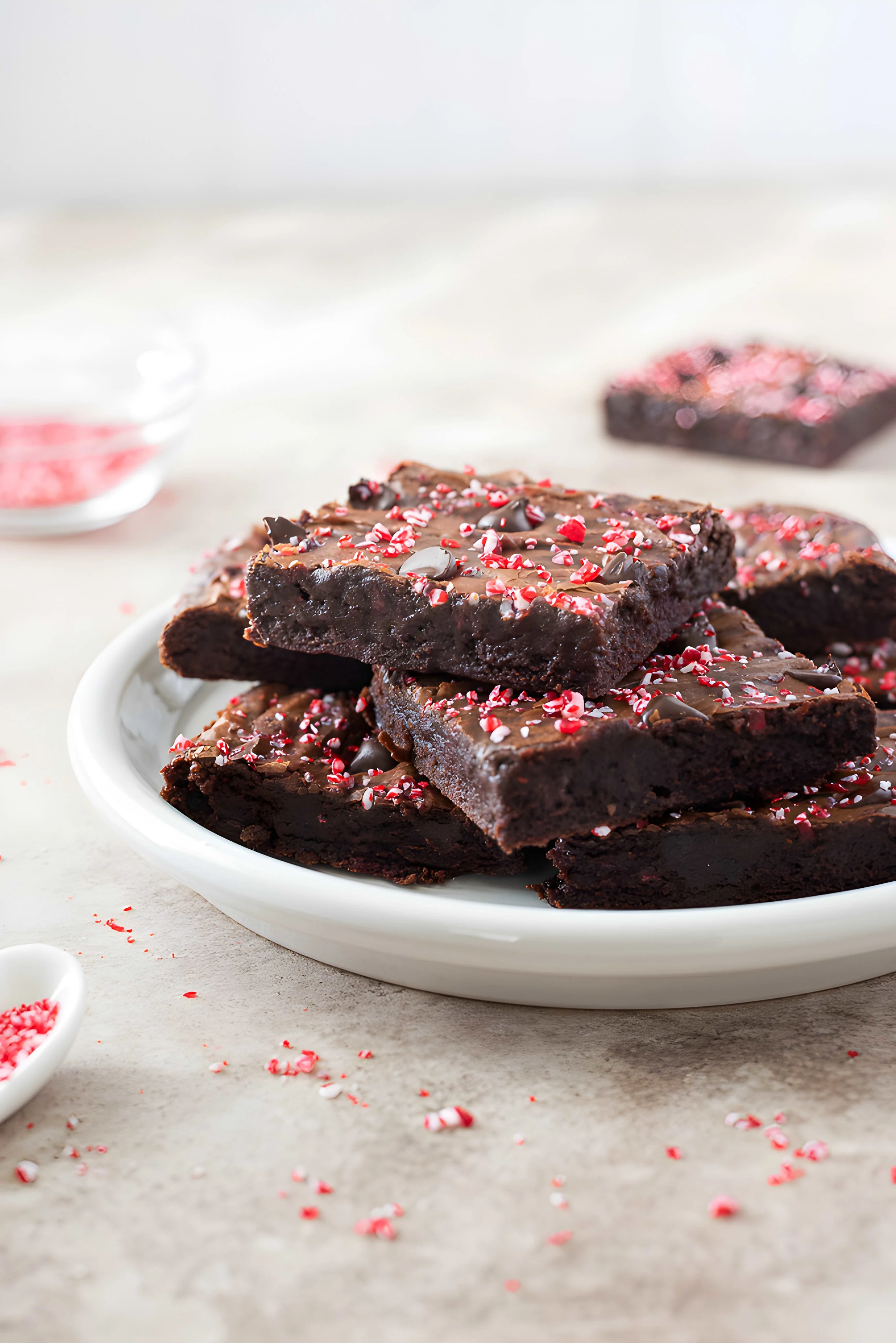 Easy Peppermint Brownies
