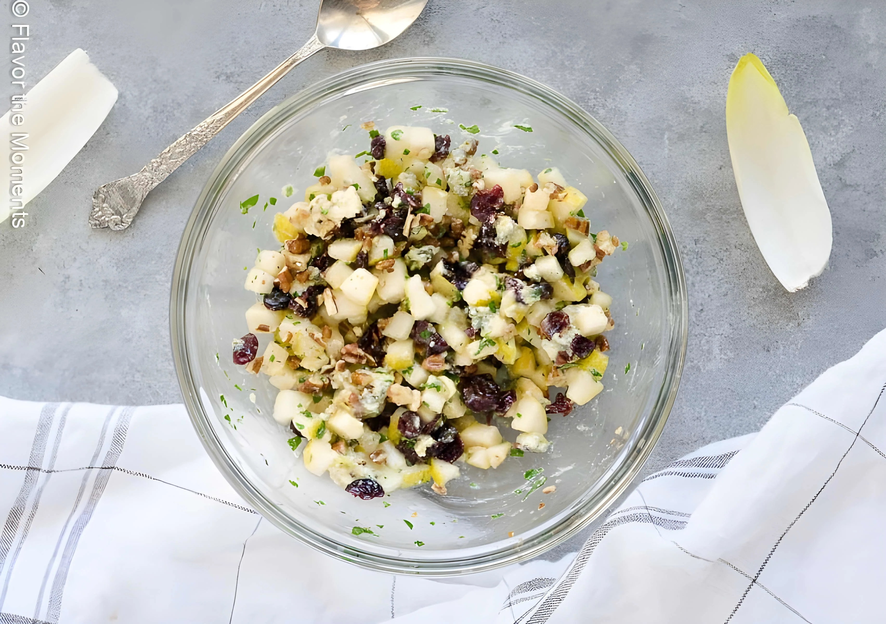 Endive Salad Bites with Pears, Blue Cheese, and Pecans