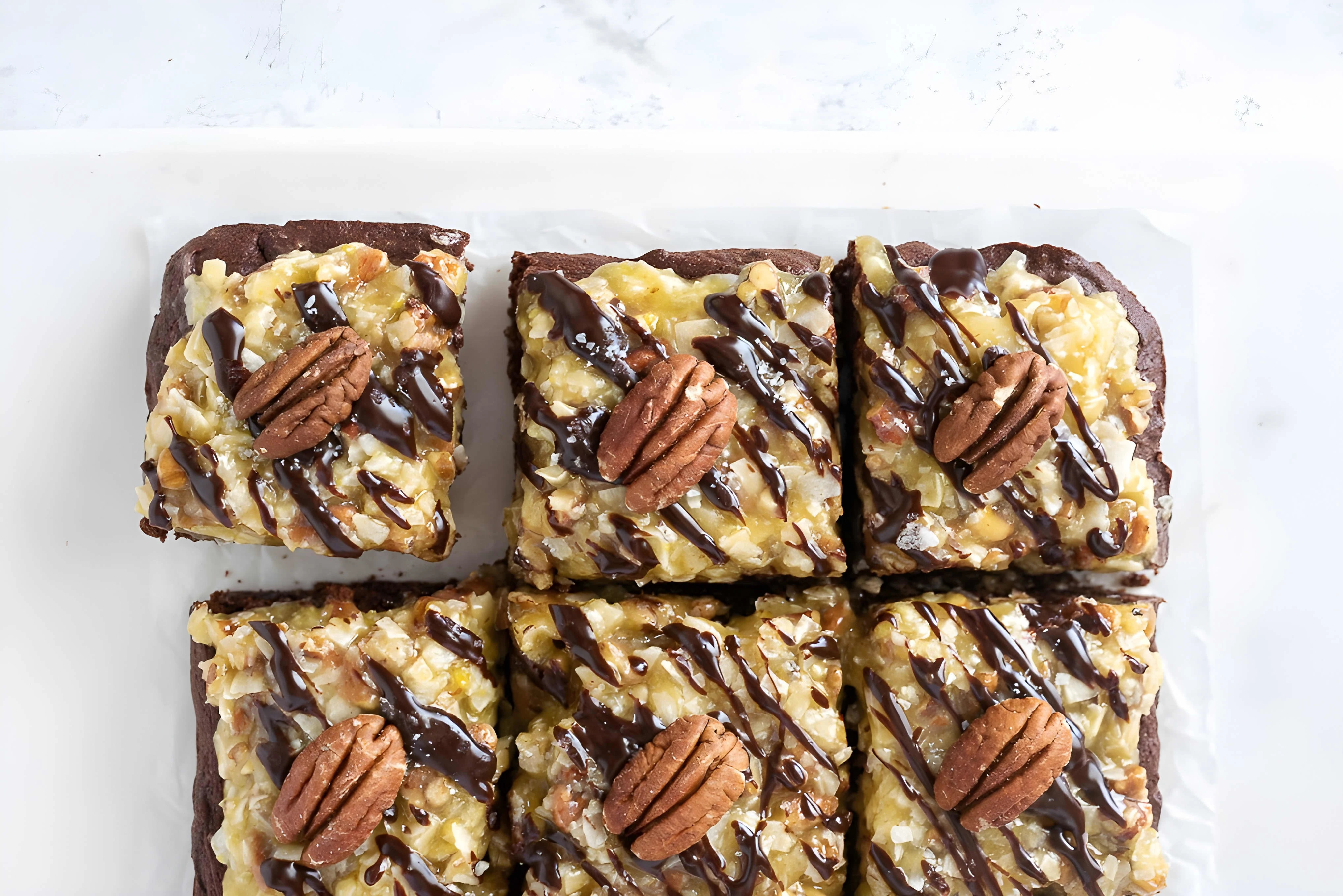 German Chocolate Brownies