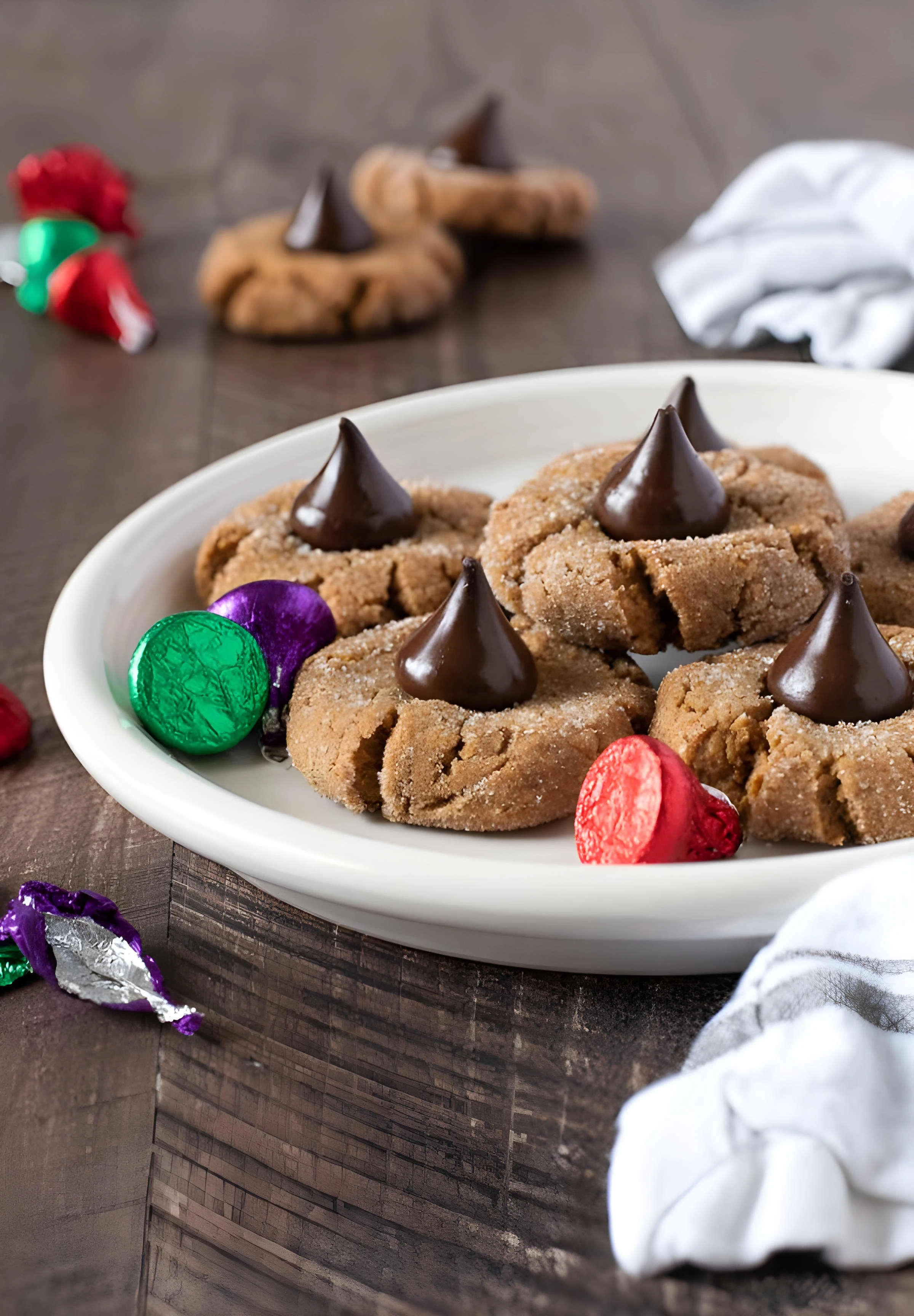 Gluten Free Peanut Butter Blossoms