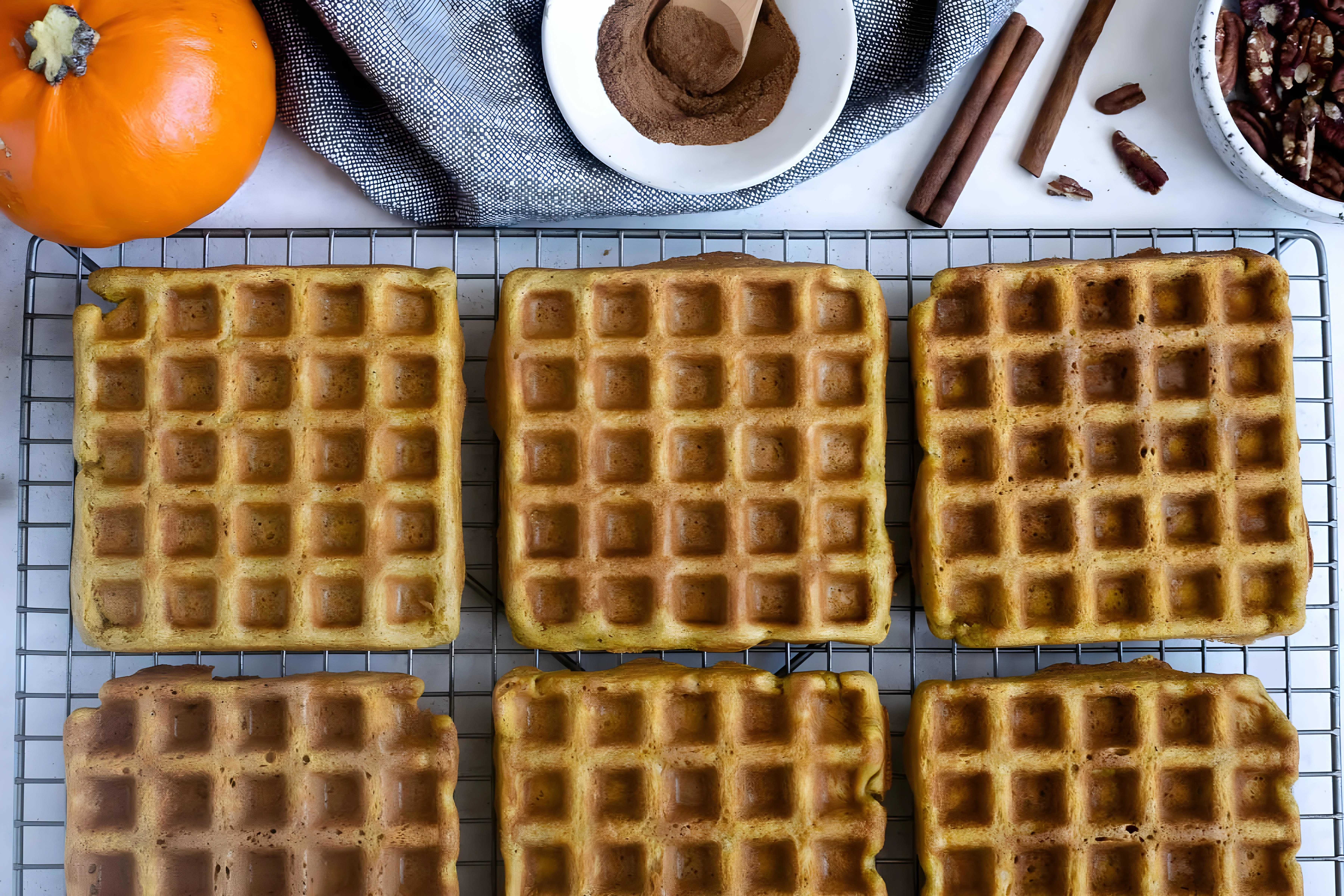 Gluten-Free Pumpkin Spice Waffles