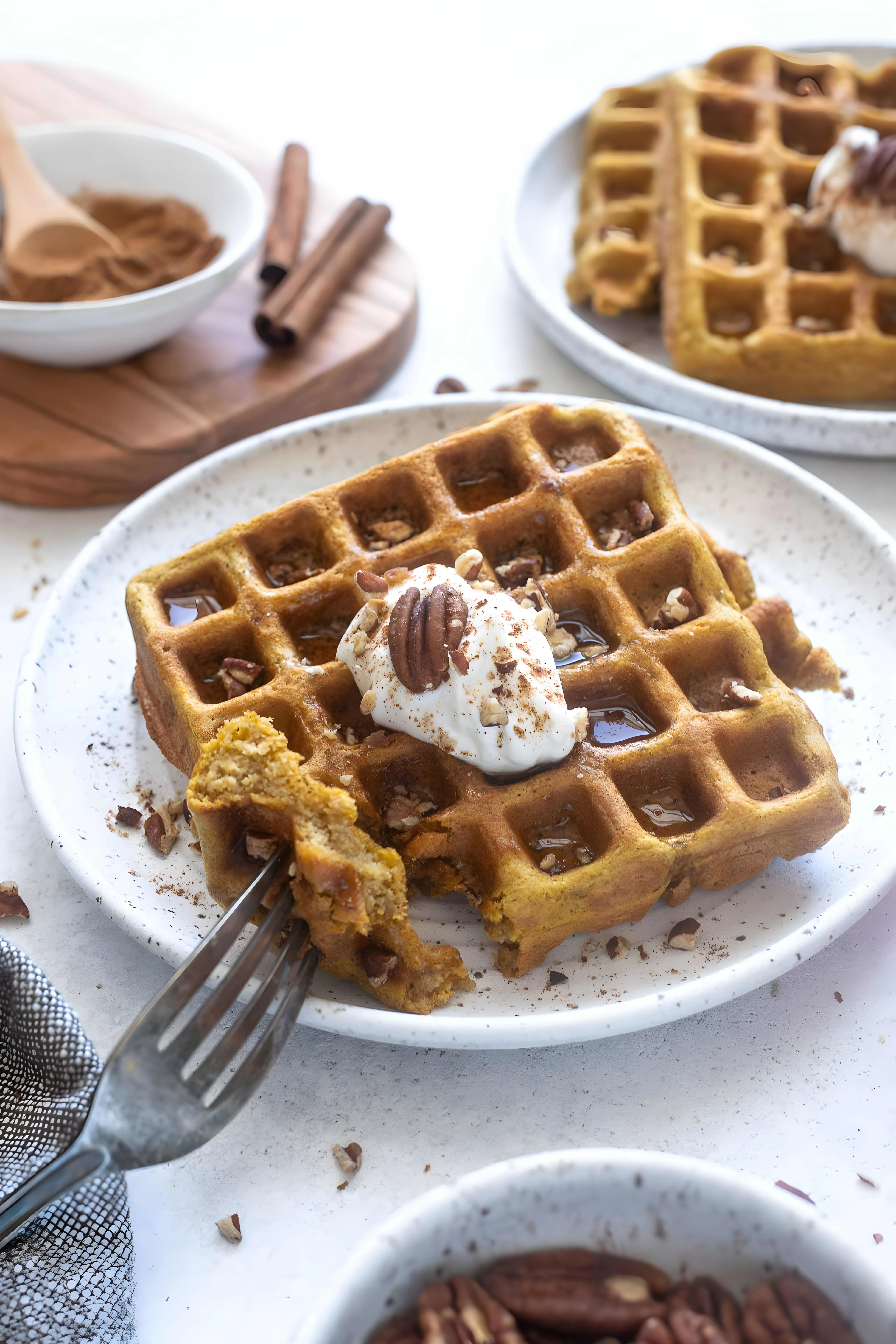 Gluten-Free Pumpkin Spice Waffles