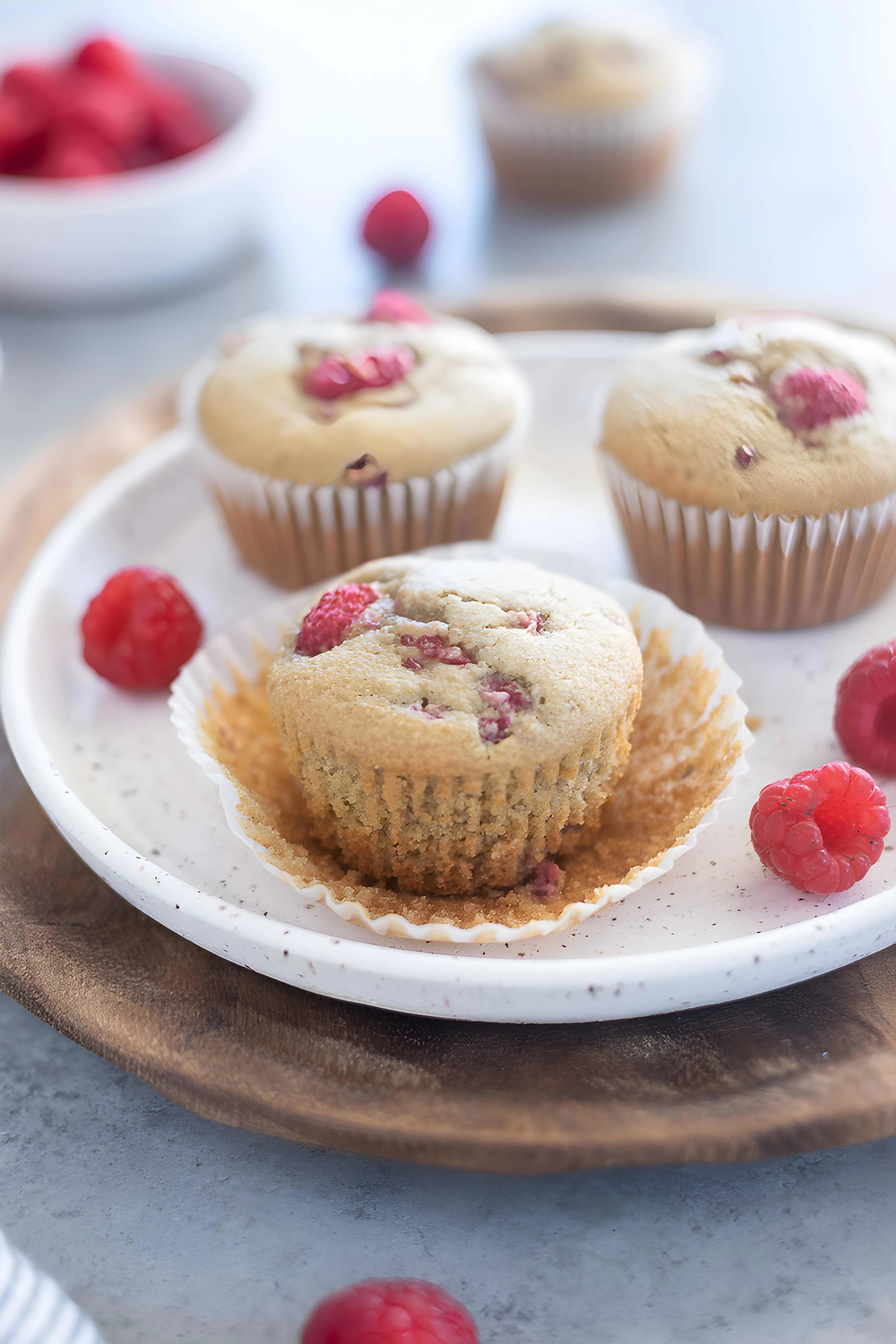 Gluten-Free Raspberry Muffins