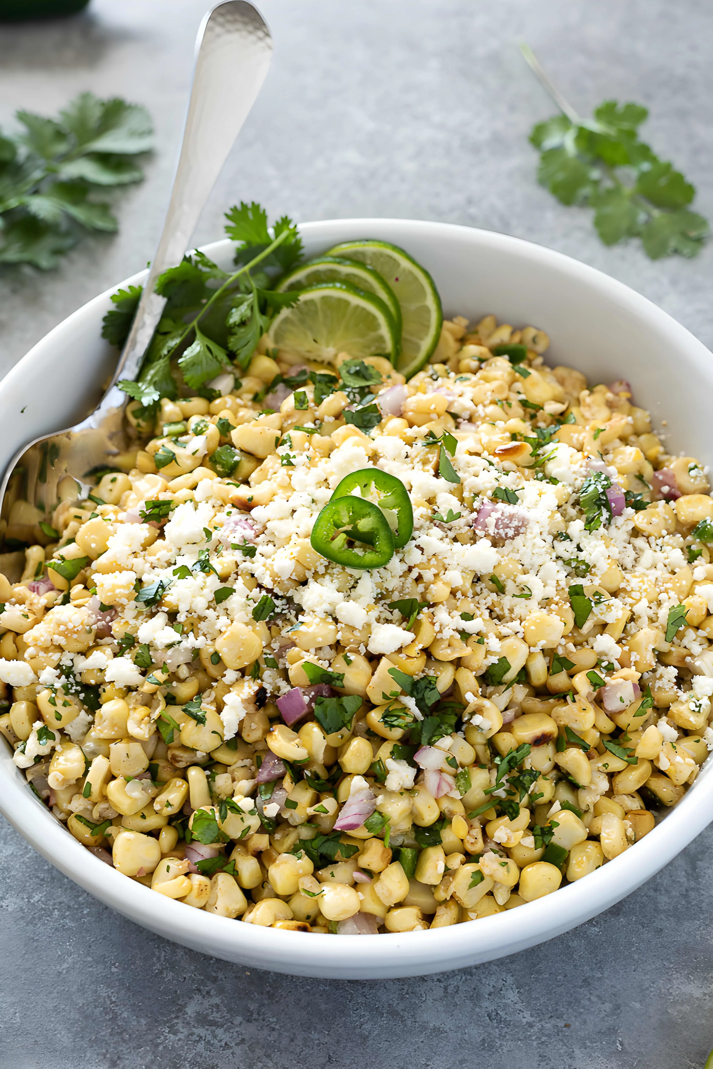 Grilled Mexican Corn Salad