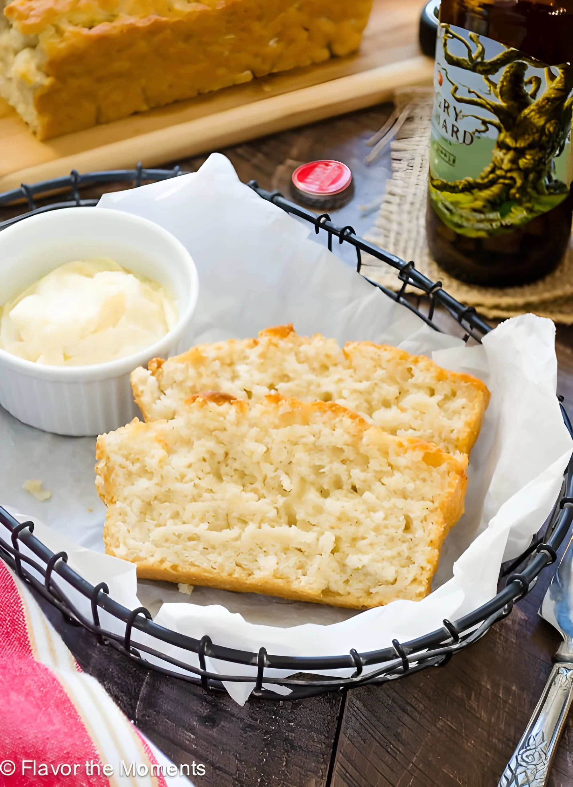 Hard Apple Cider “Beer” Bread with Maple Butter