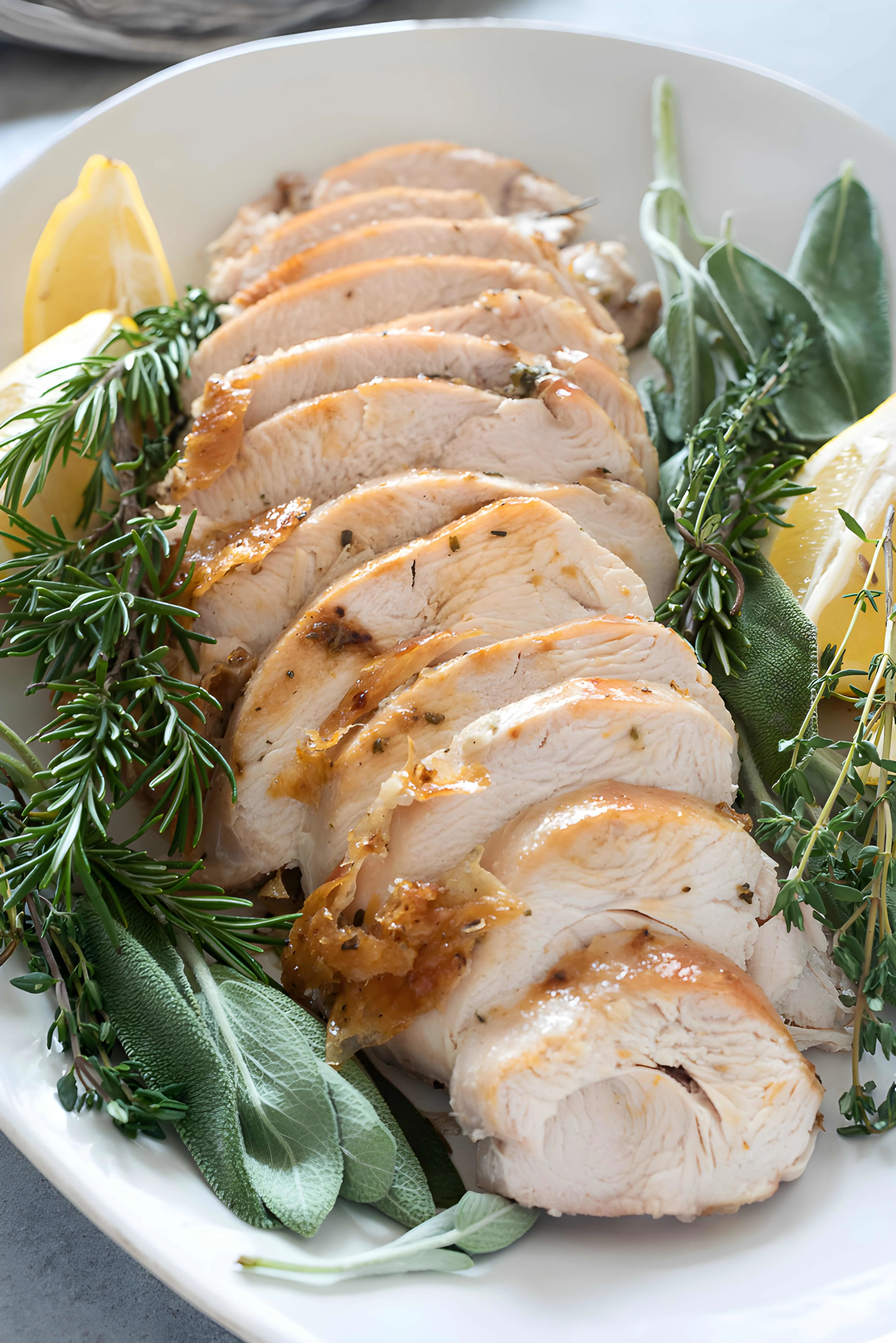 Herb & Garlic Oven Roasted Turkey Breast