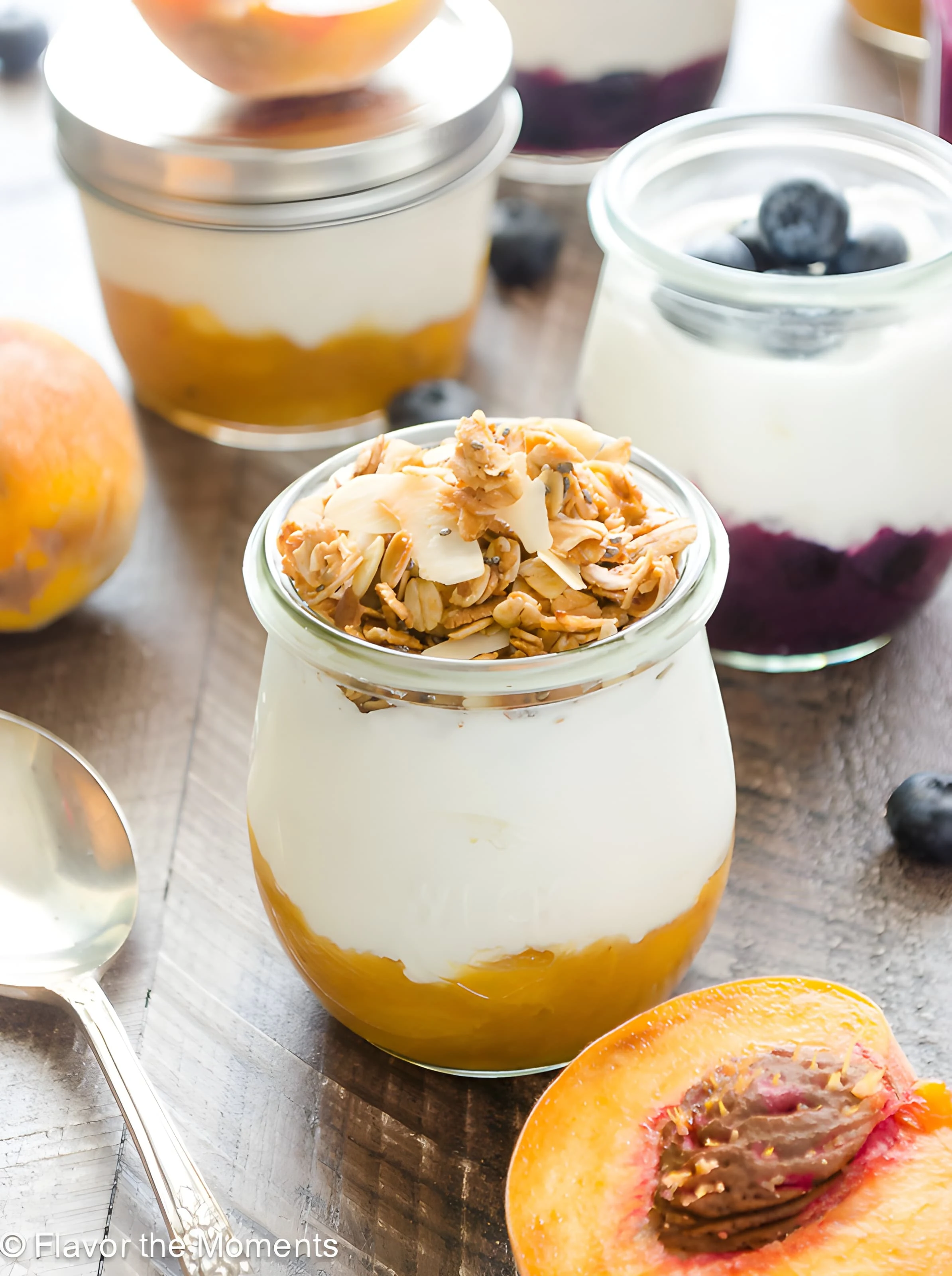 Homemade Fruit on the Bottom Yogurt Cups