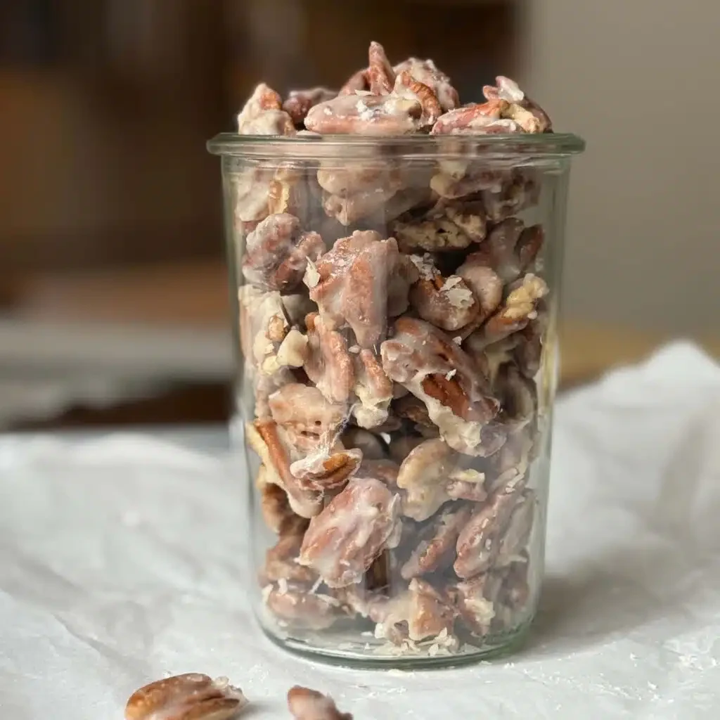 Maple Candied Pecans