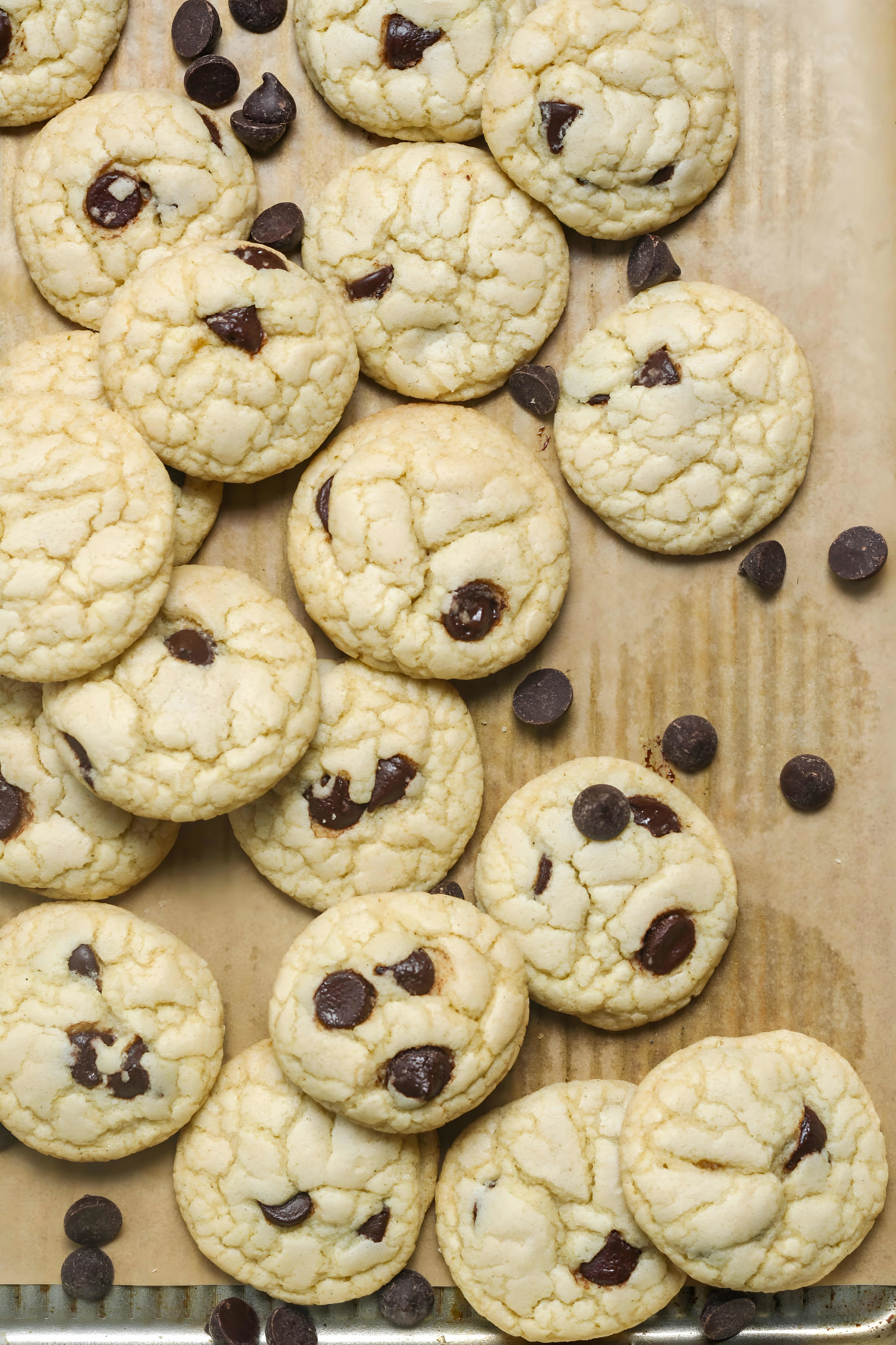 Mint Chocolate Chip Cookies