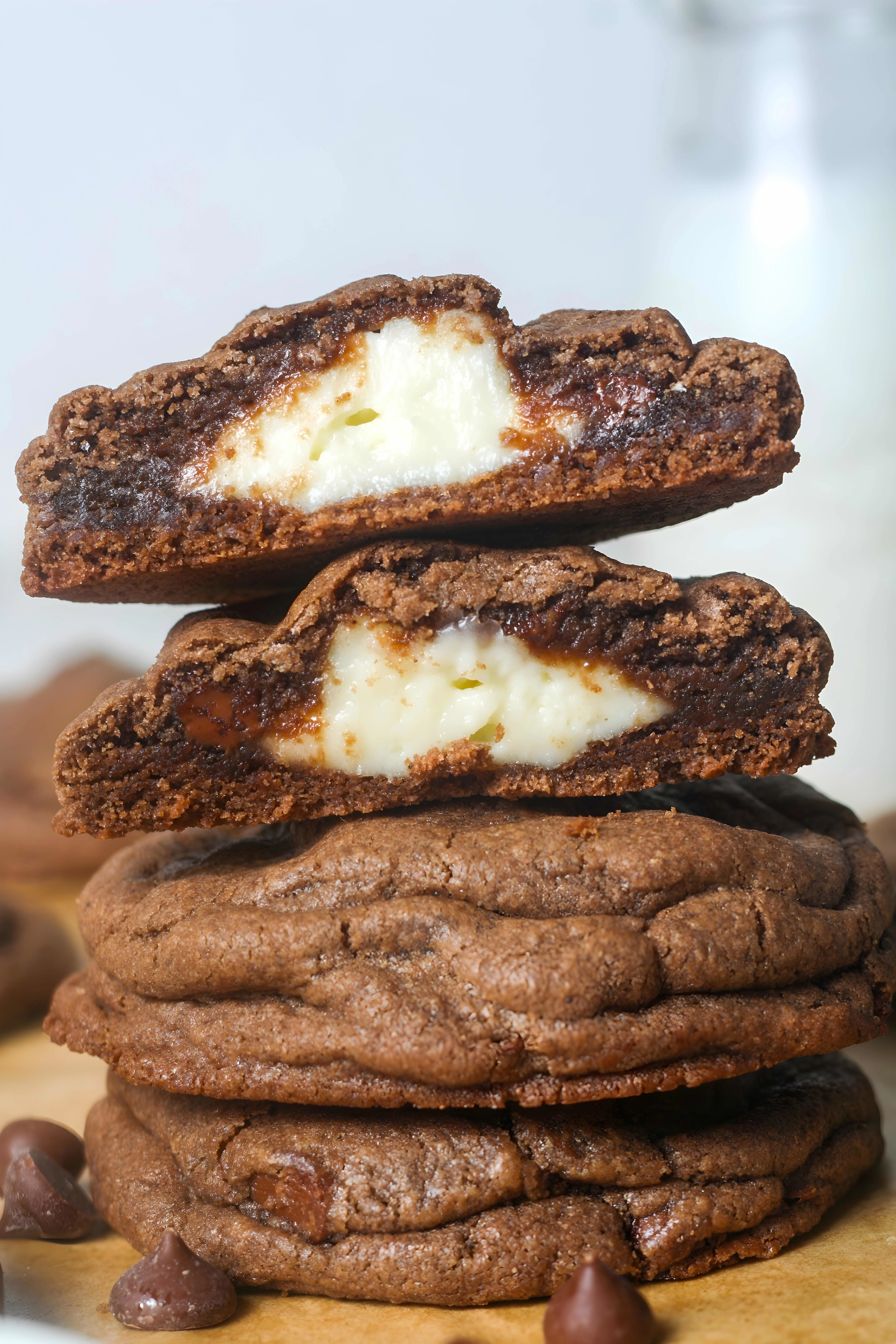 Chocolate Cheesecake Cookies
