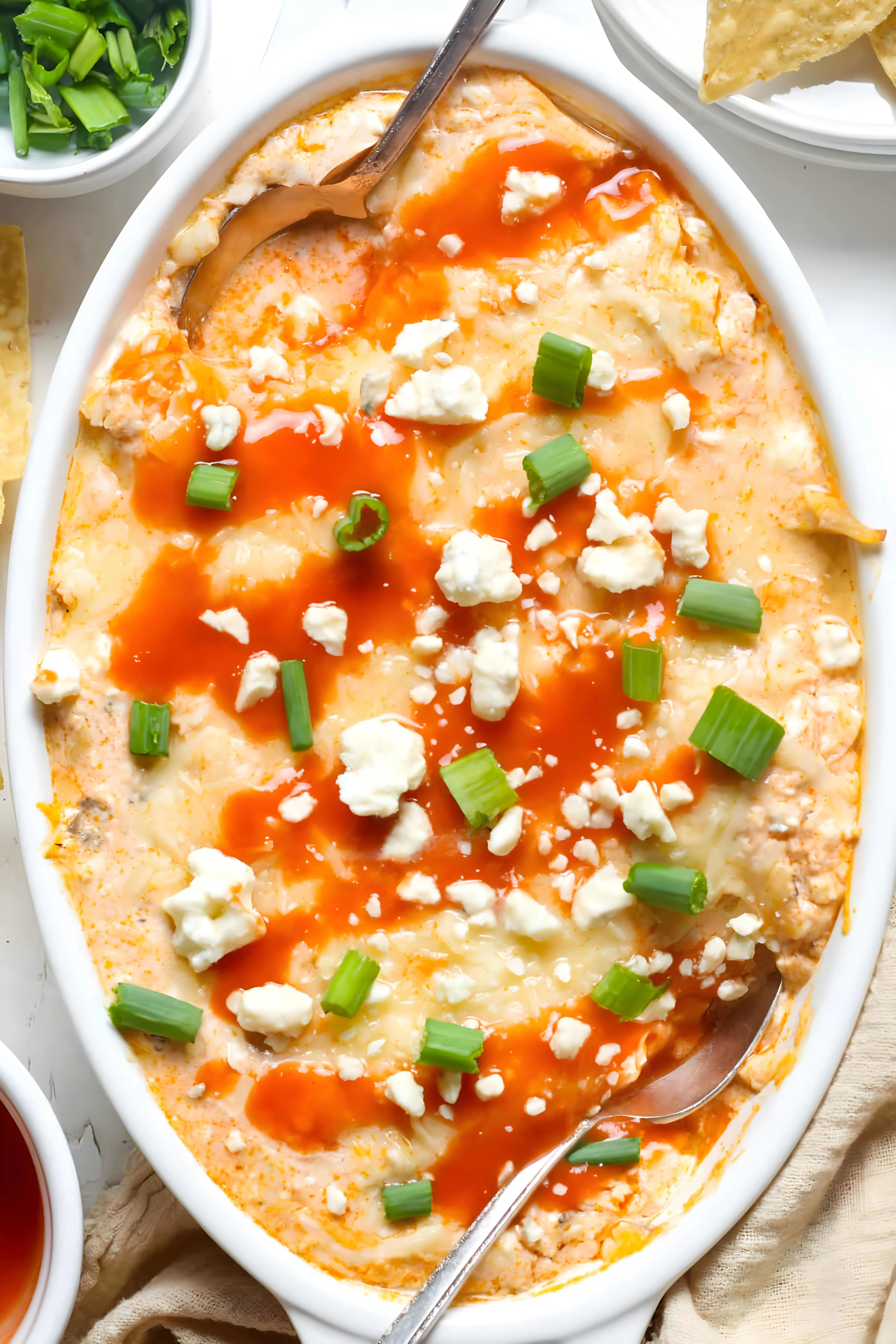 Healthy Buffalo Chicken Dip