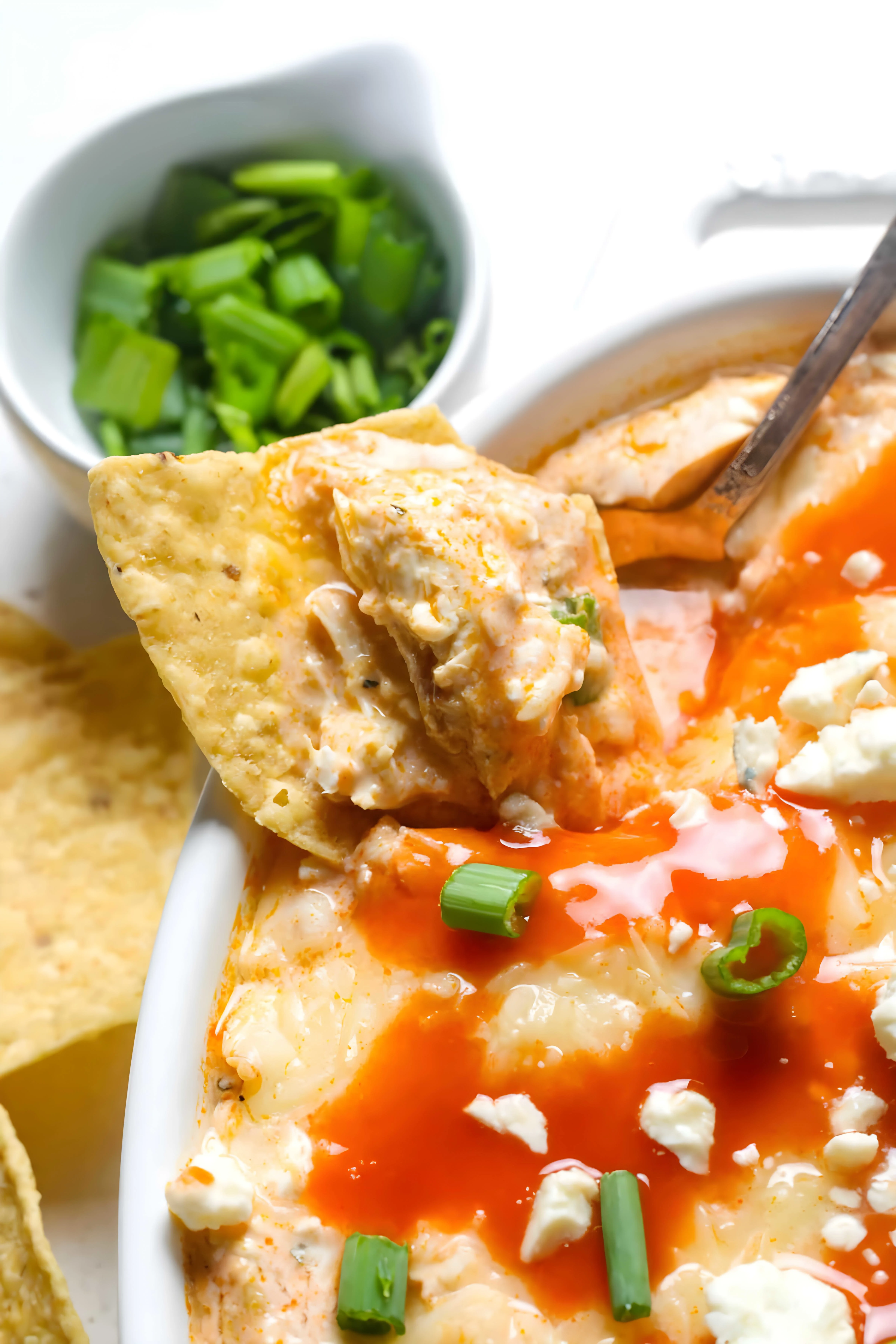 Healthy Buffalo Chicken Dip