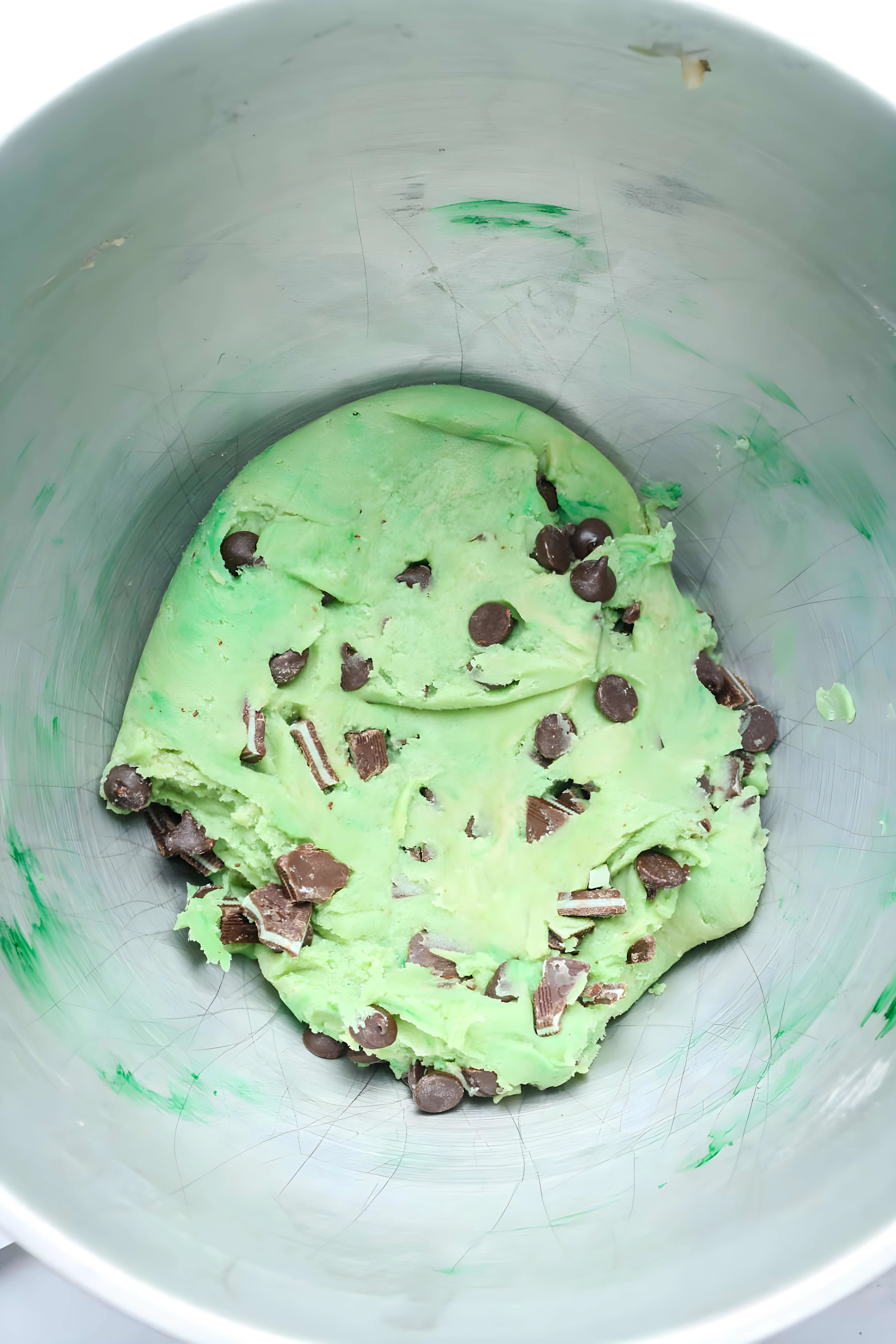 Mint Chocolate Chip Cookies
