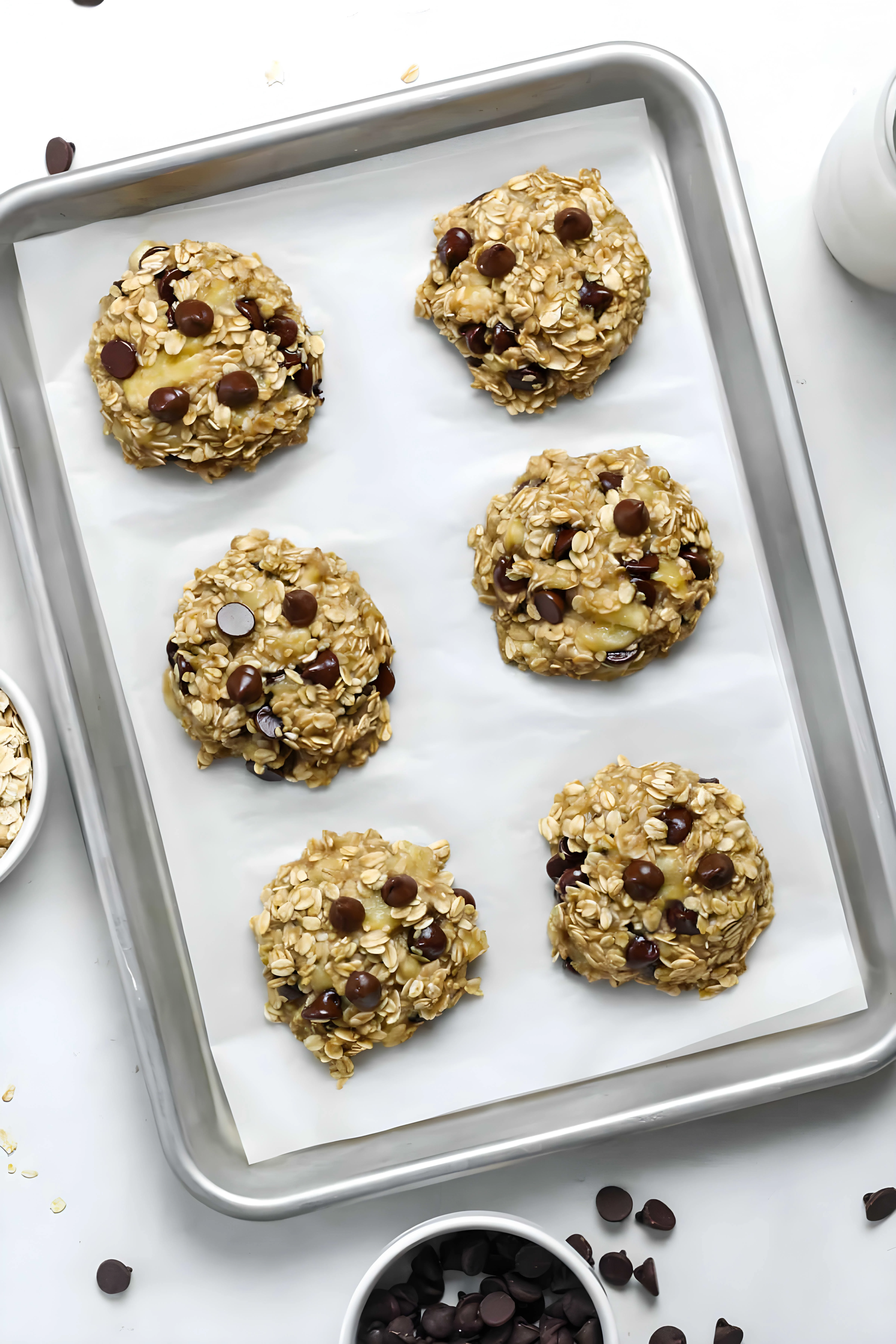 3 Ingredient Banana Oatmeal Cookies